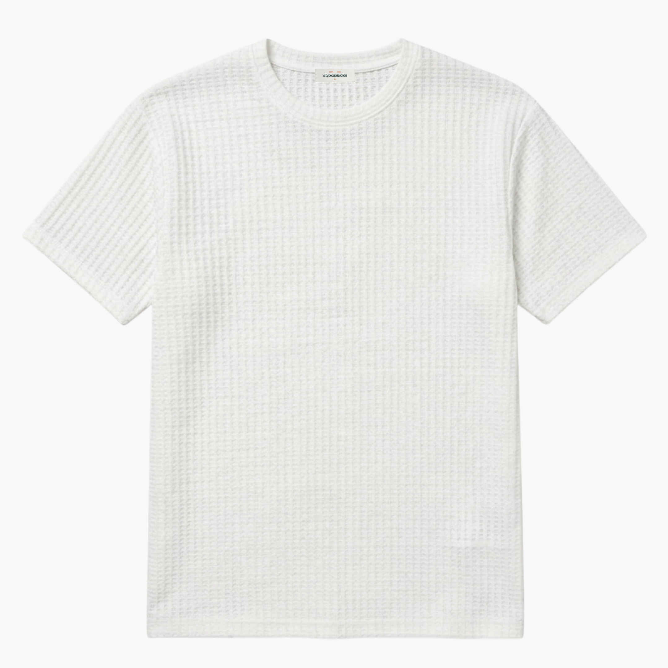 The Textured Tee – Blanco