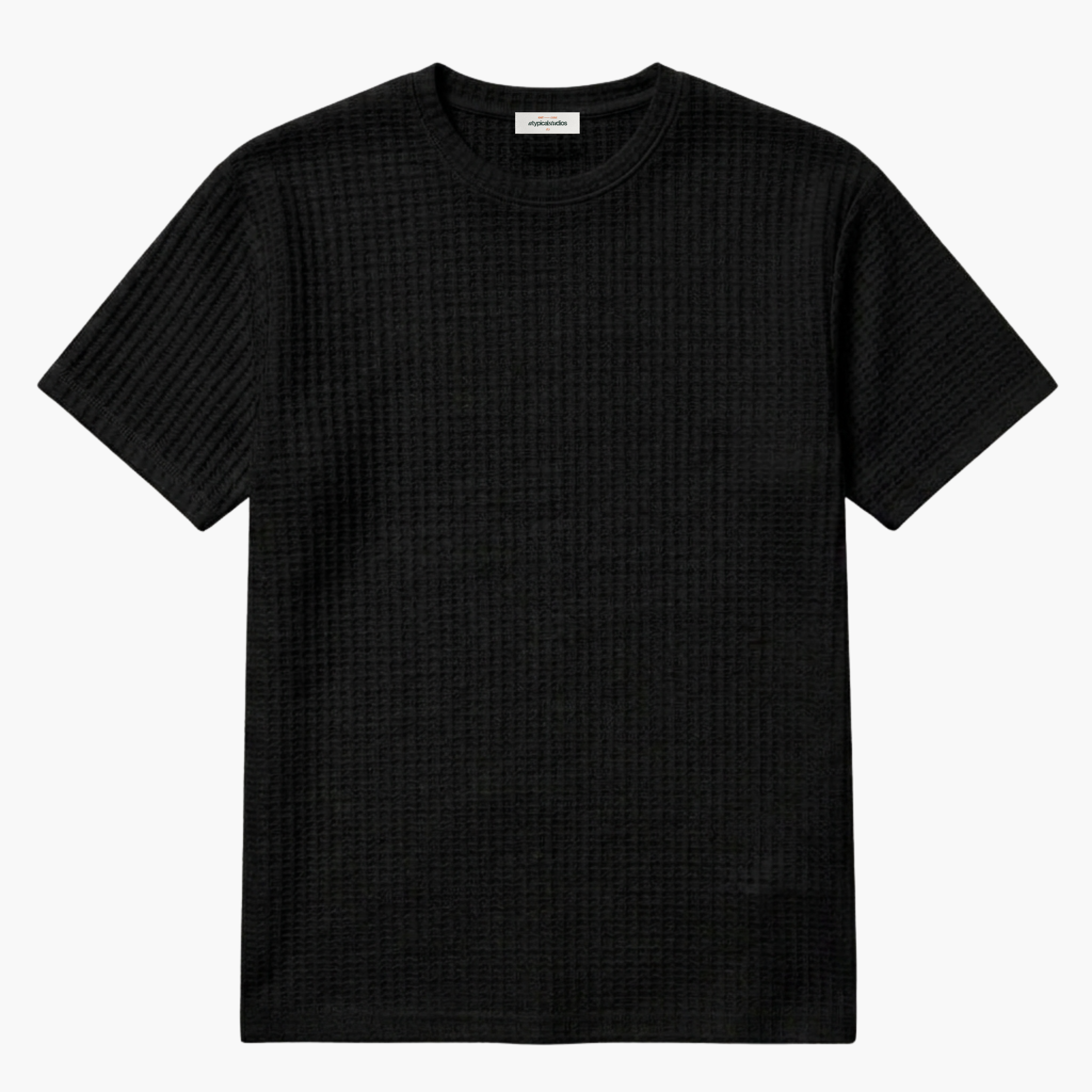 The Textured Tee – Noir