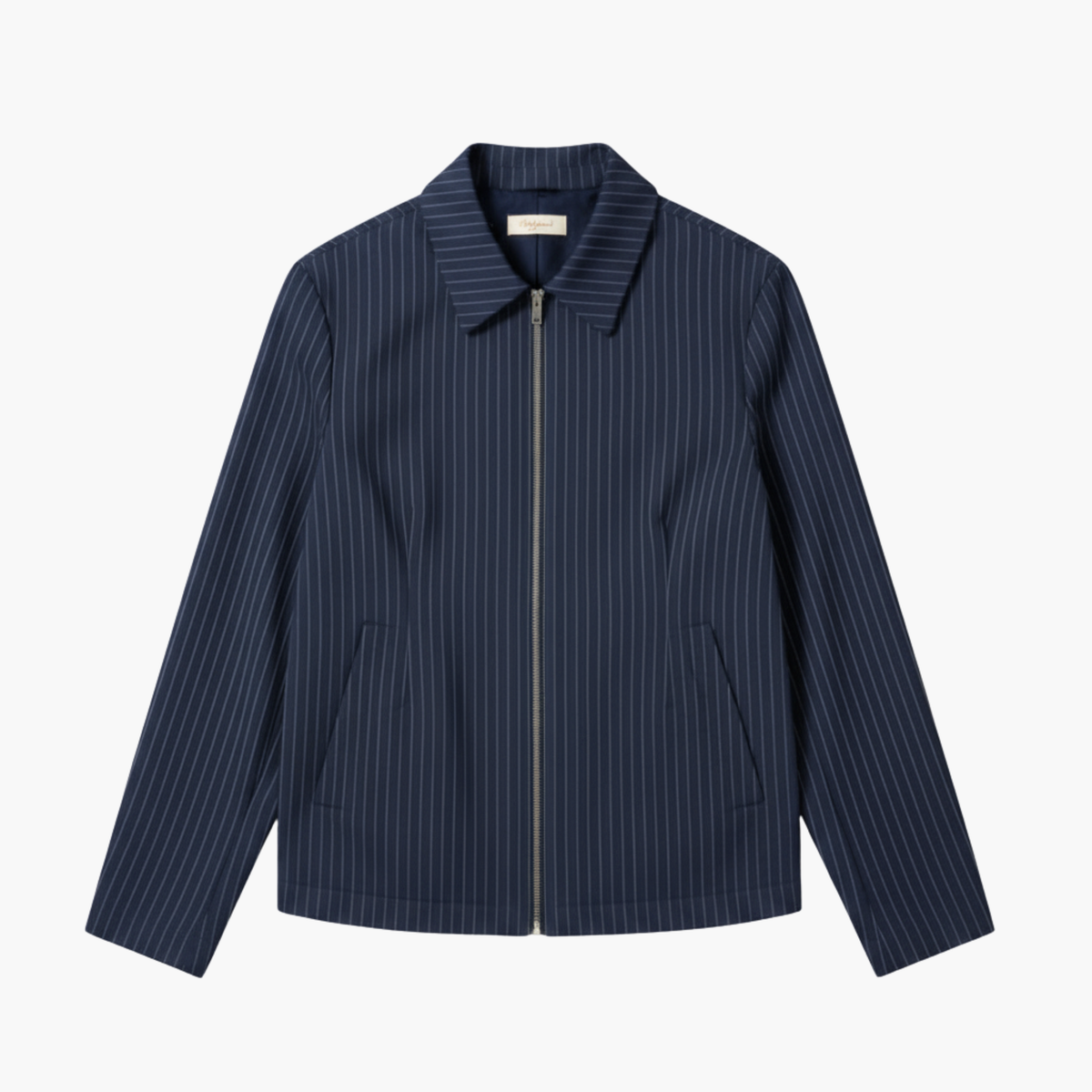 The Pinstripe Jacket - Navy