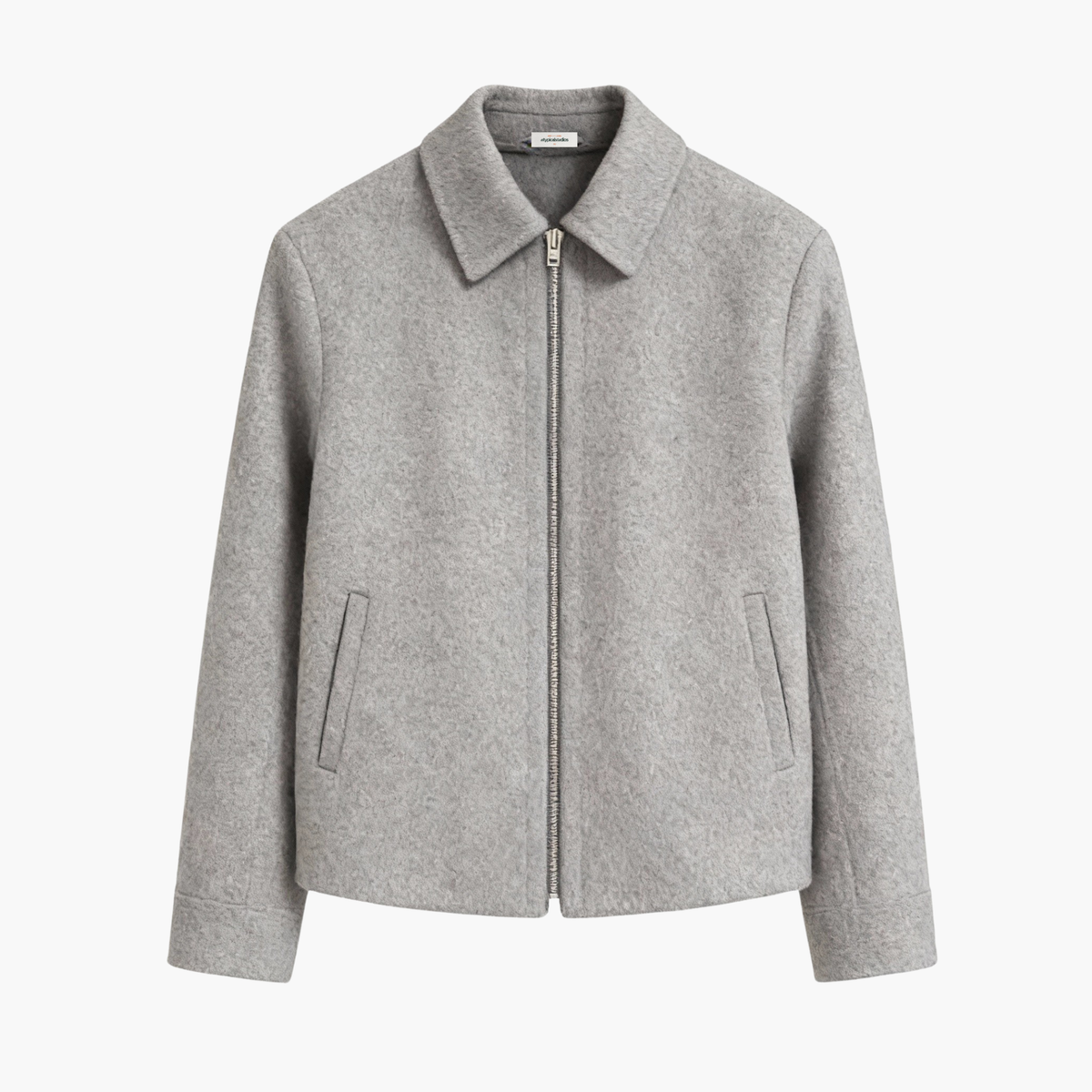 The Zip-Up Jacket - Light Grey