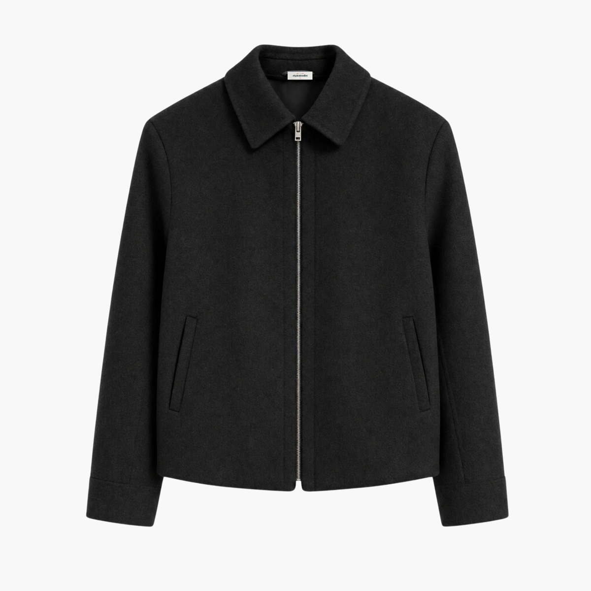 The Zip-Up Jacket - Noir