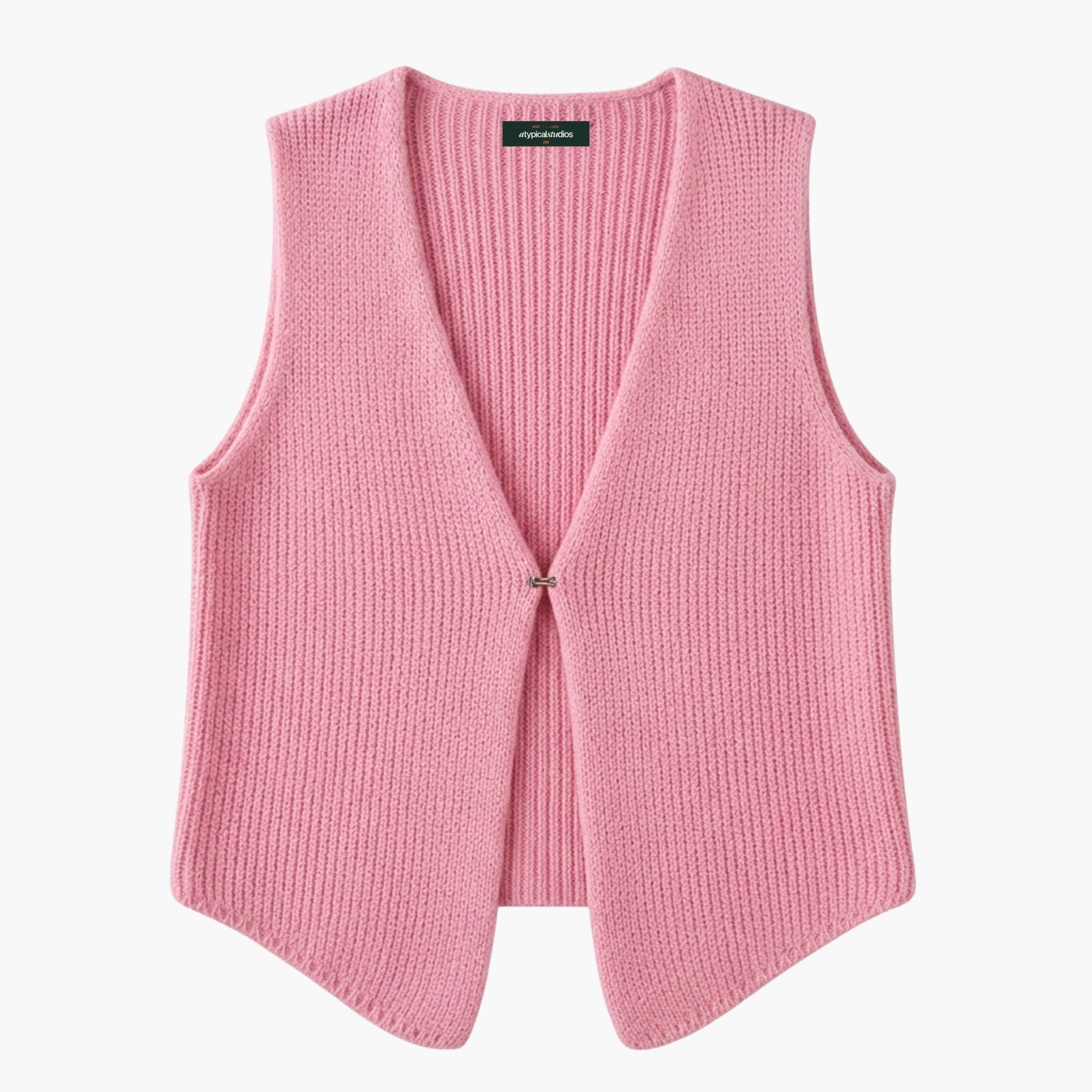 Knit Vest - Mars Eclipse - Pink