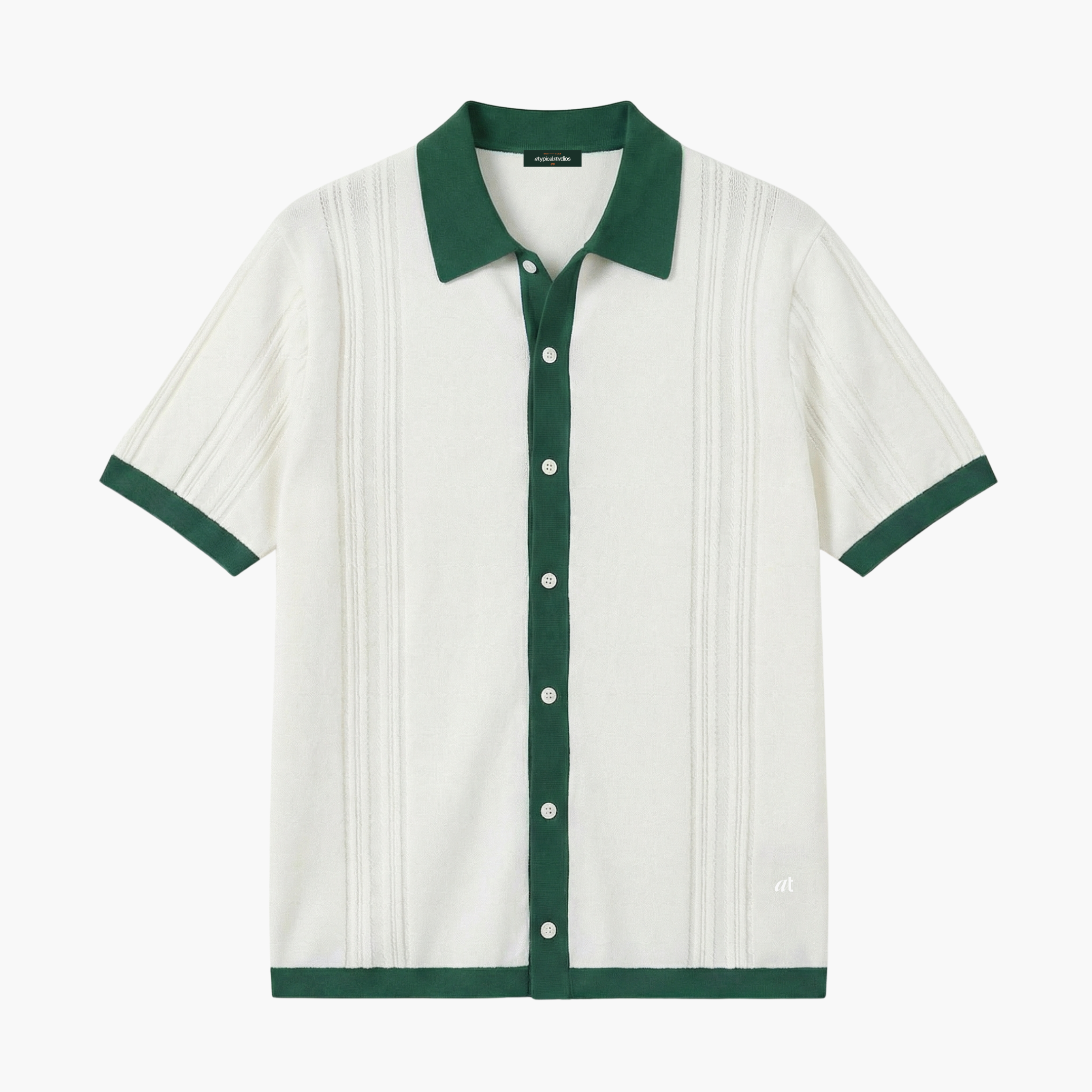 "Knitcode" The Monaco Shirt - Sage