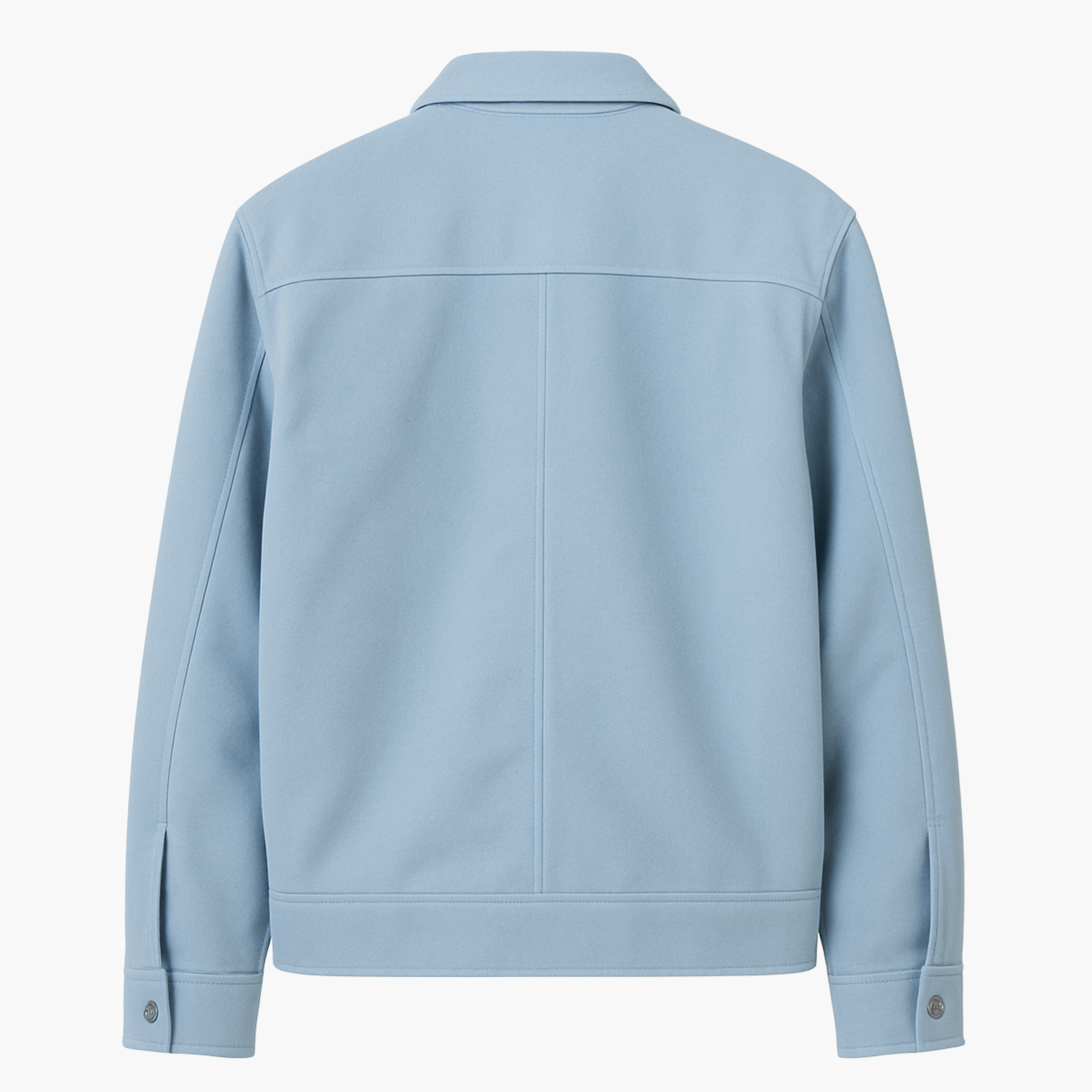 Wool Zip-Up - Azul bebé