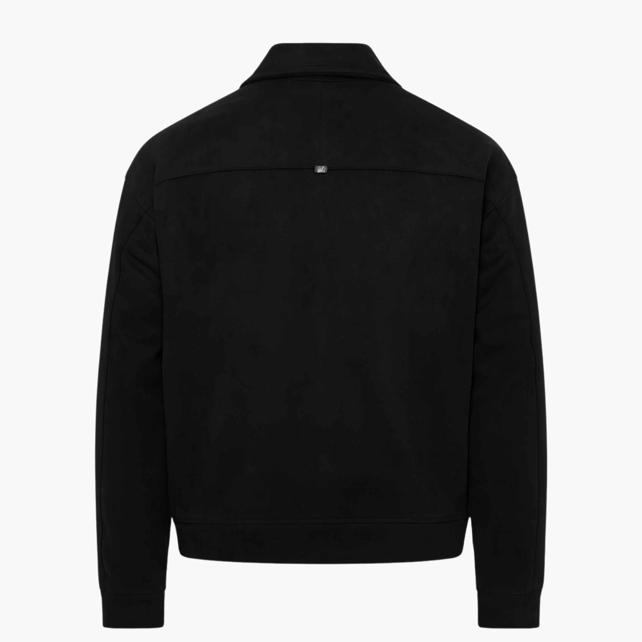 Velvet Zipper Jacket - Negro