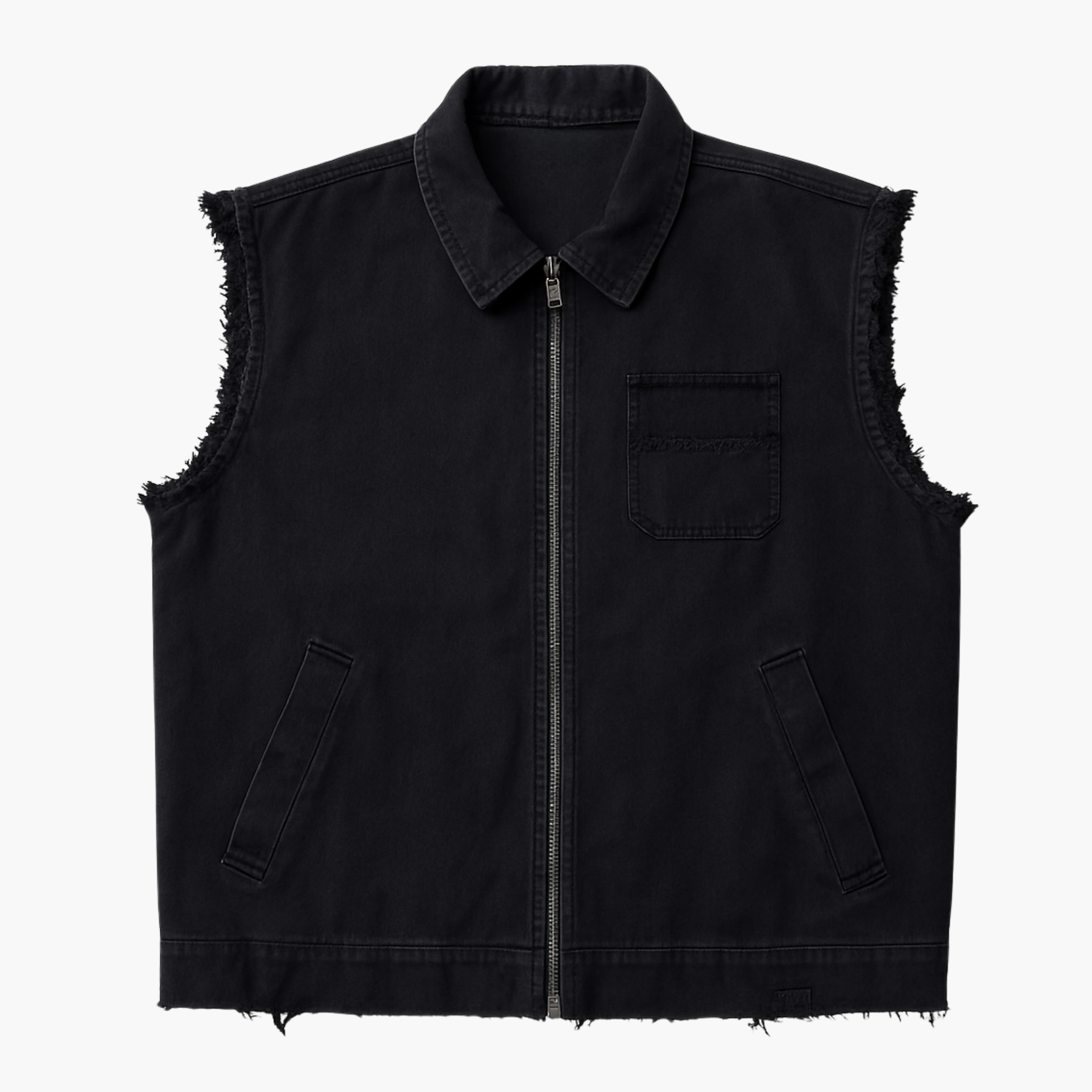 Corte Jeans Jacket - Negro