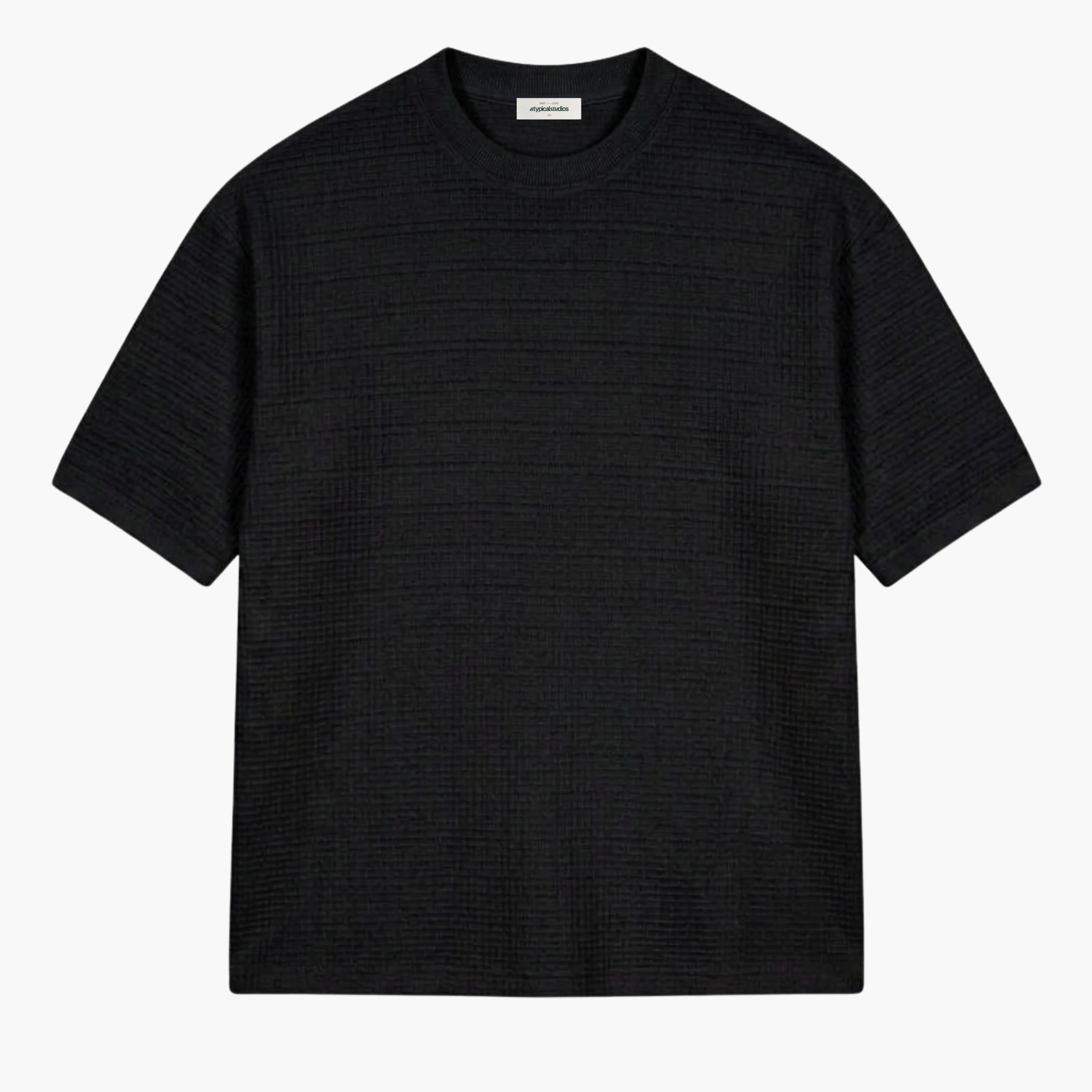 Waffle Tee - Noir