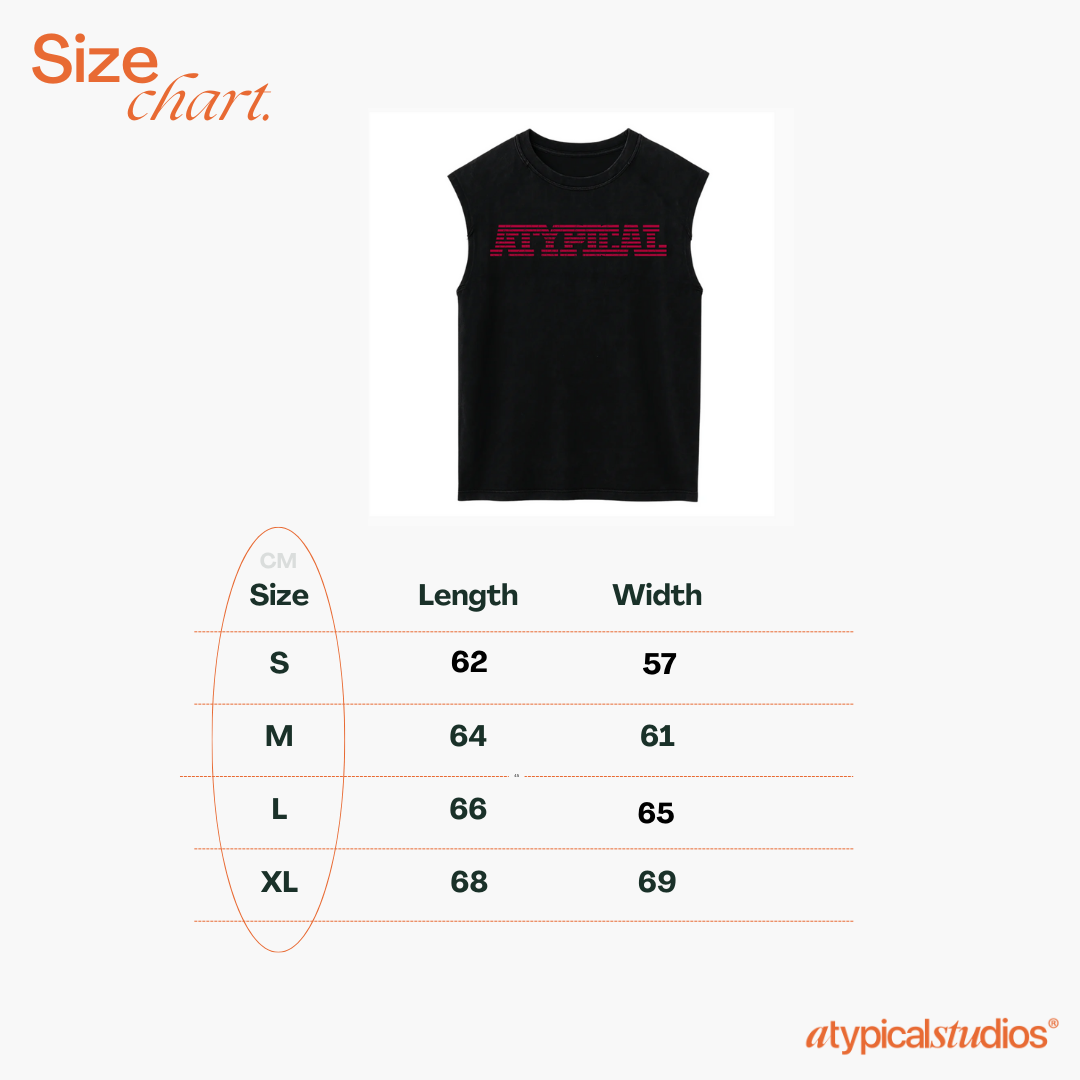 Cortado Neck Tank – Washed Negro