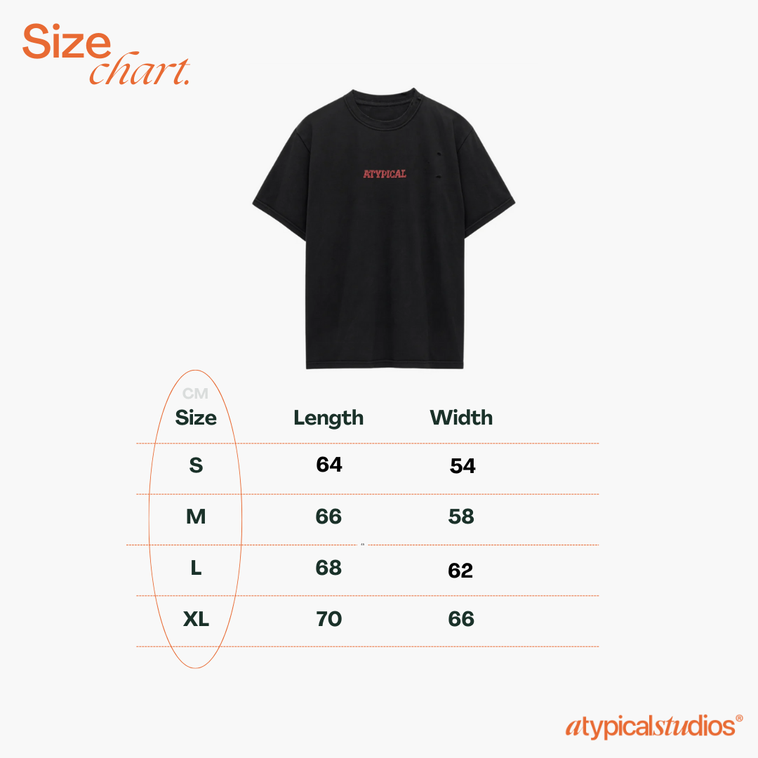 Cortado Tee – Washed Negro