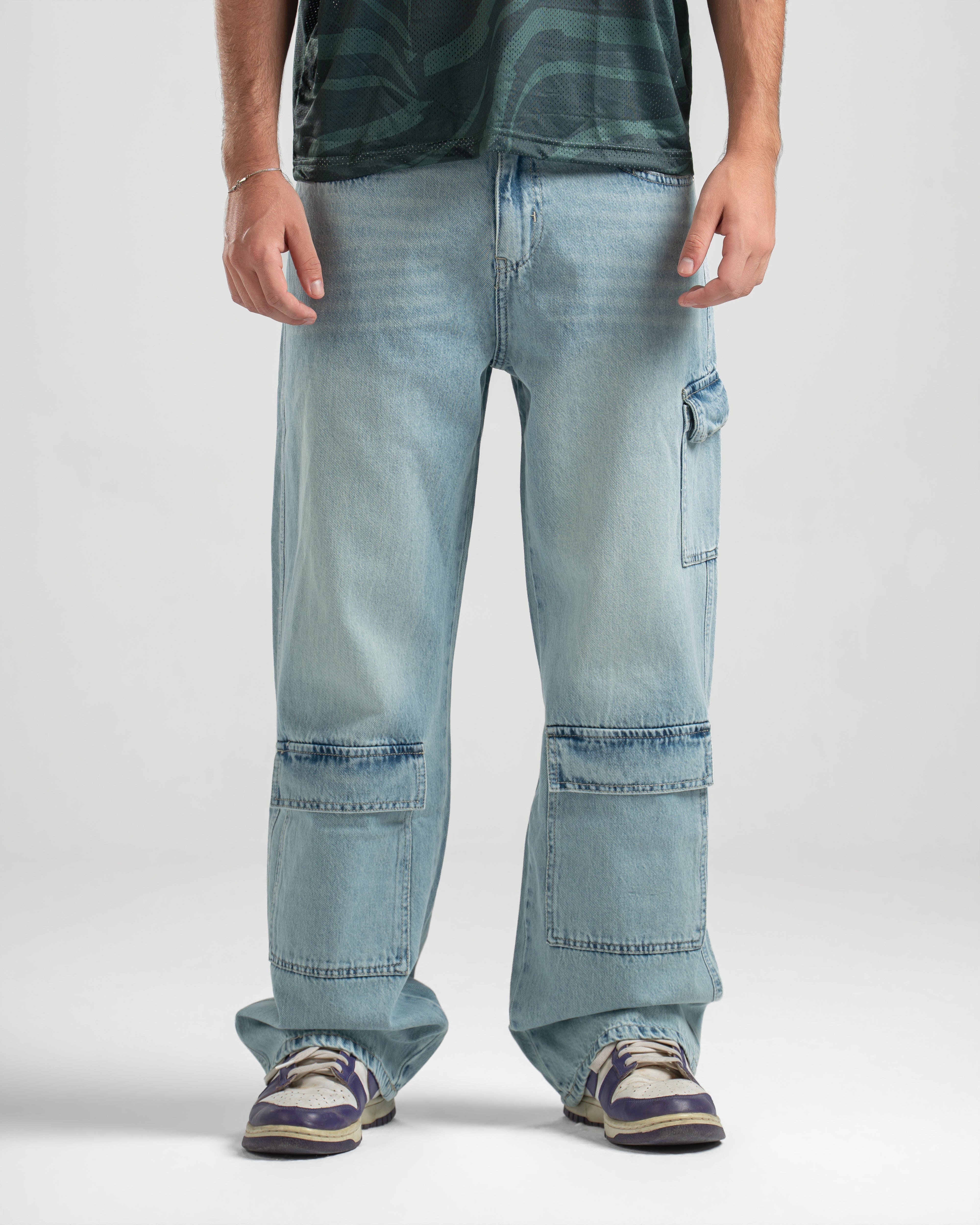Baggy Denim - Light Blue