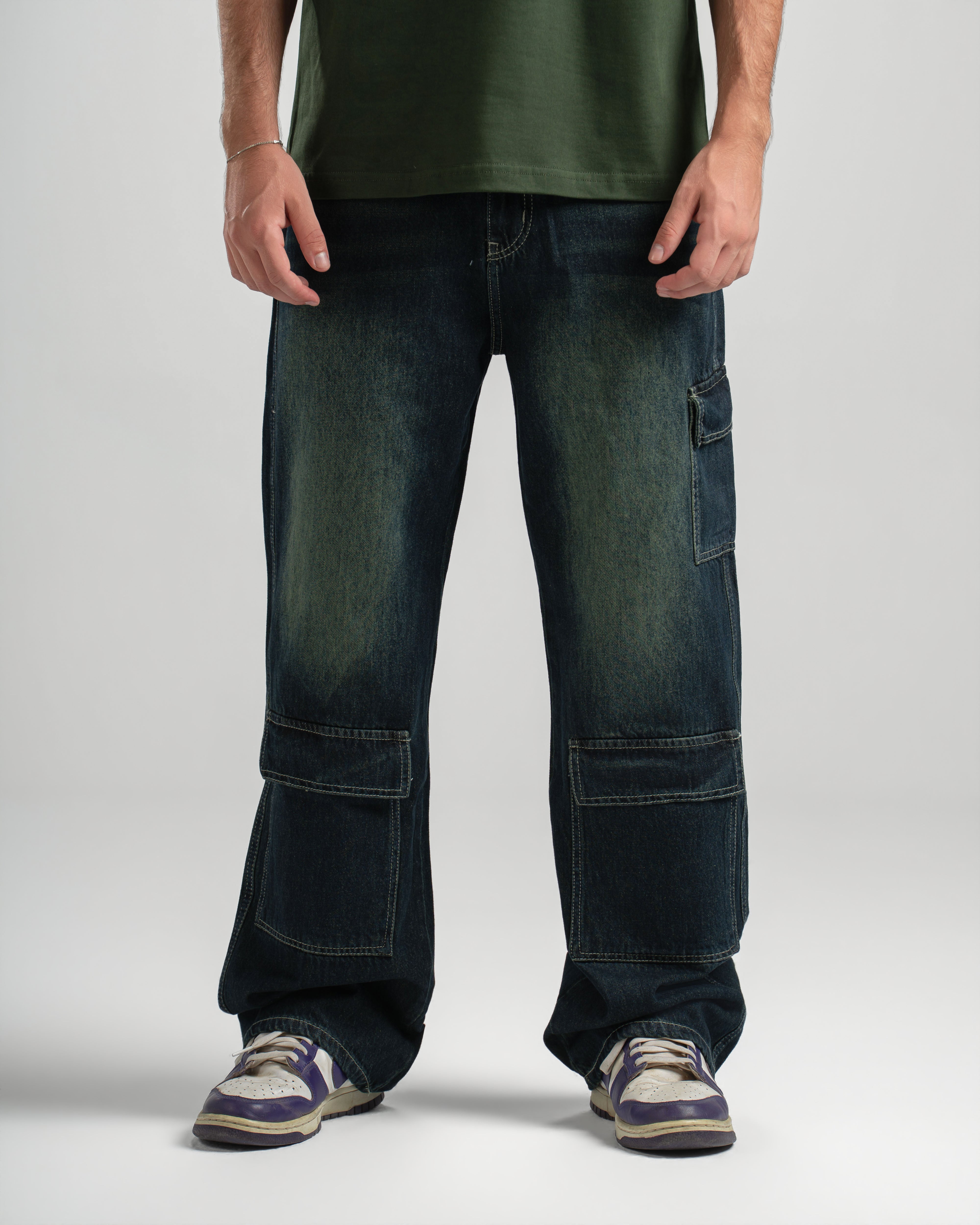 Baggy Denim - Dark Blue