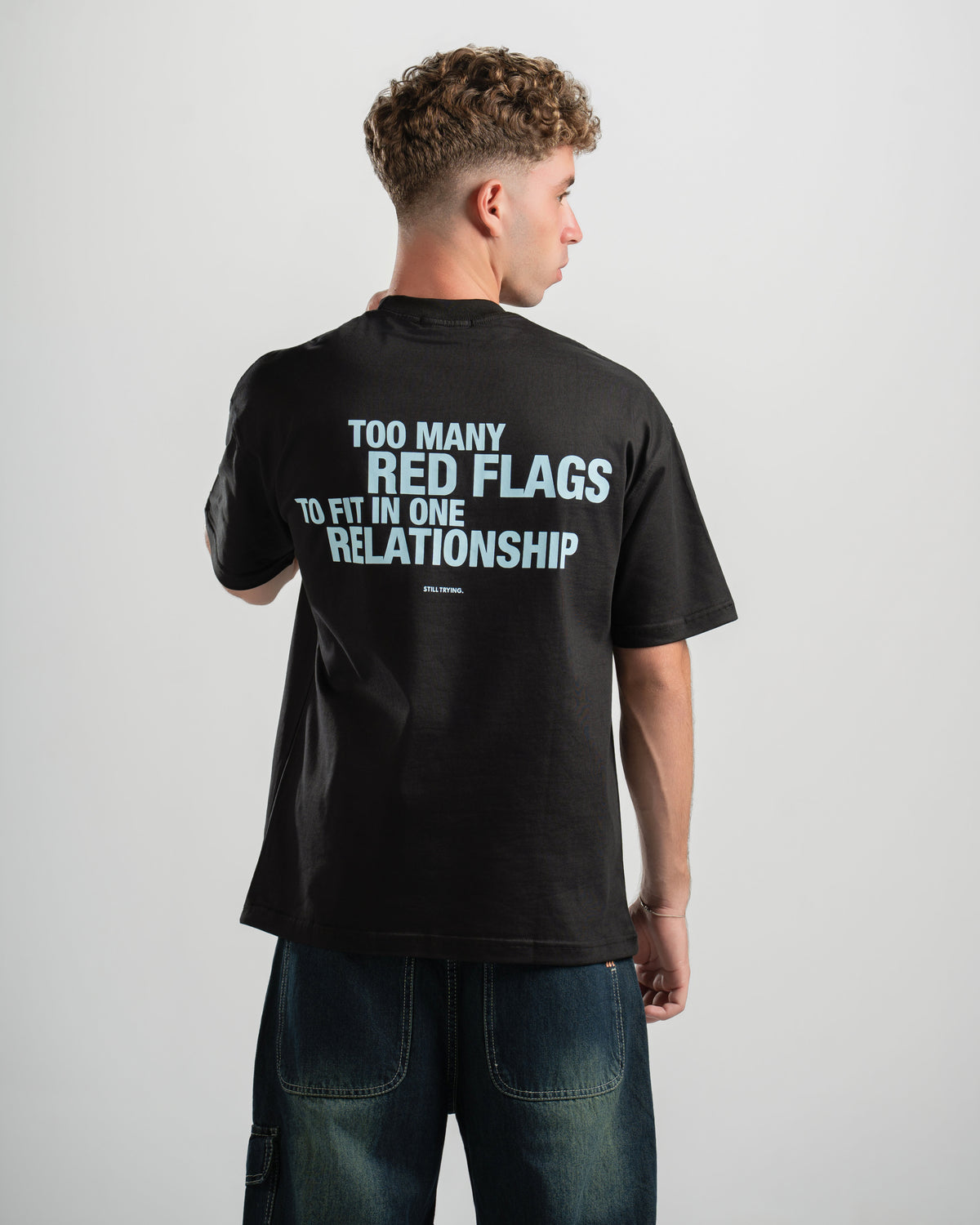 Silent Statement Tee - Noir
