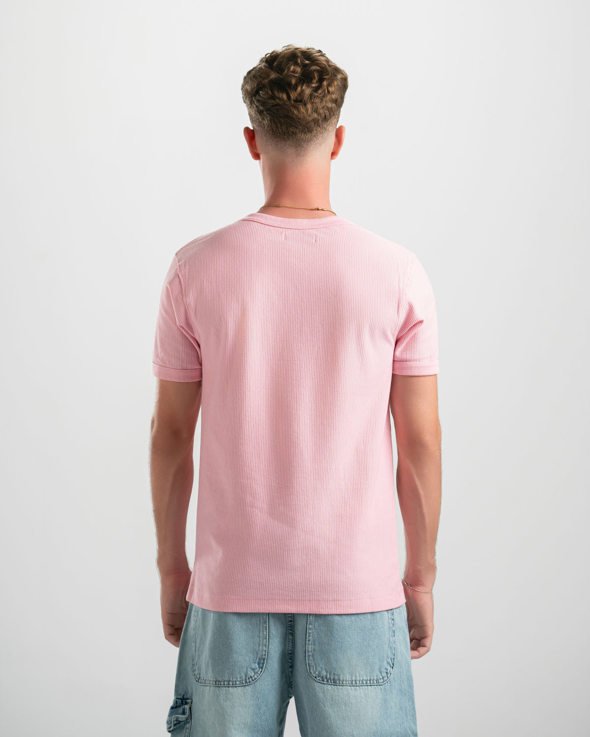 The Henley Tee - Rose