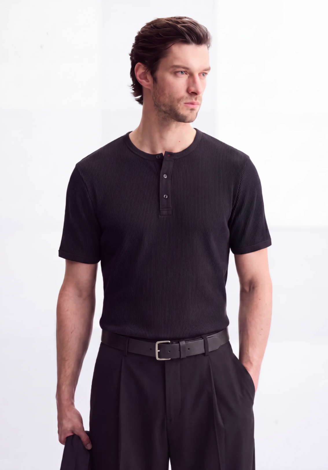 The Heritage Tee - Noir