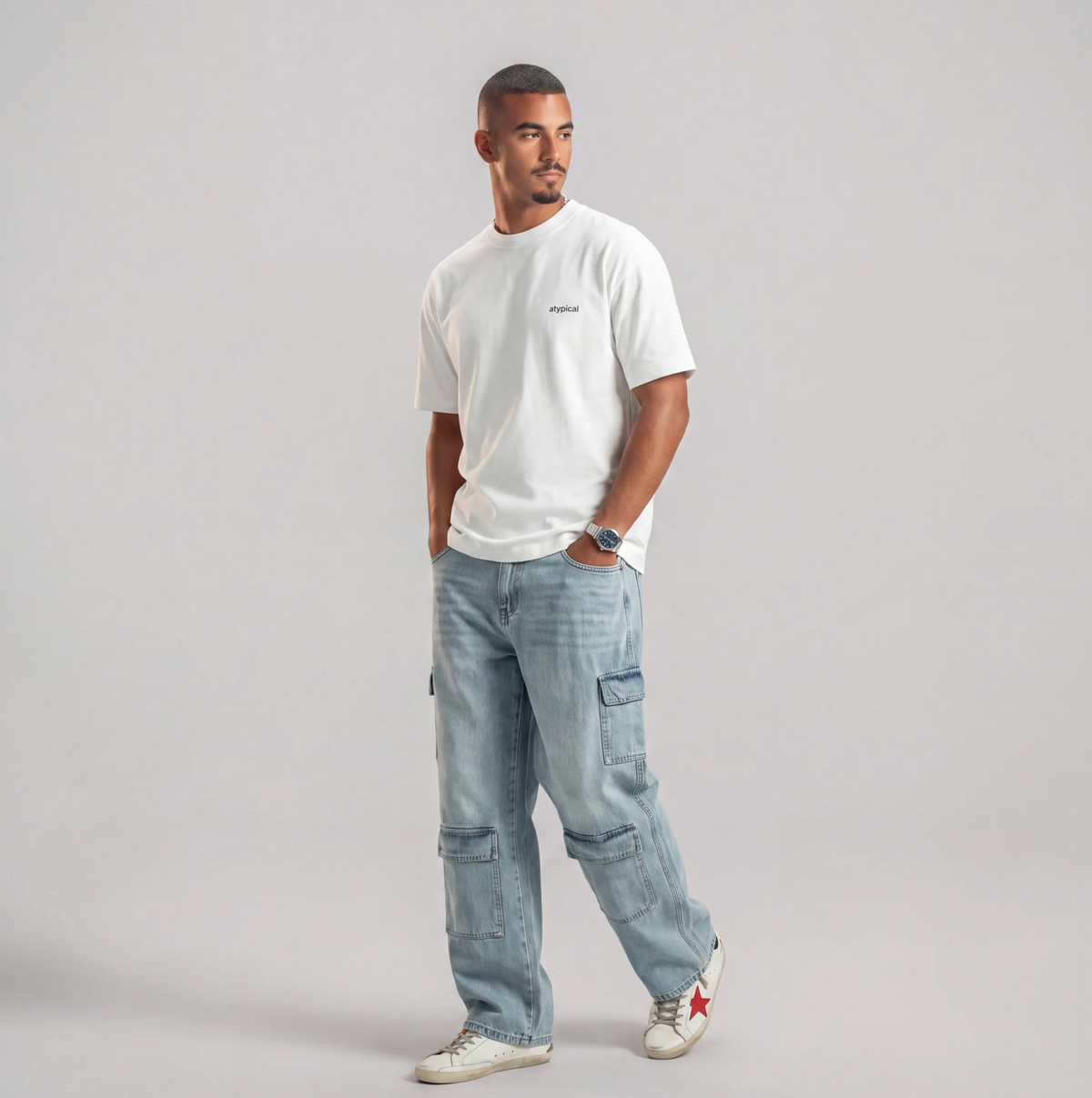 Baggy Denim - Light Blue