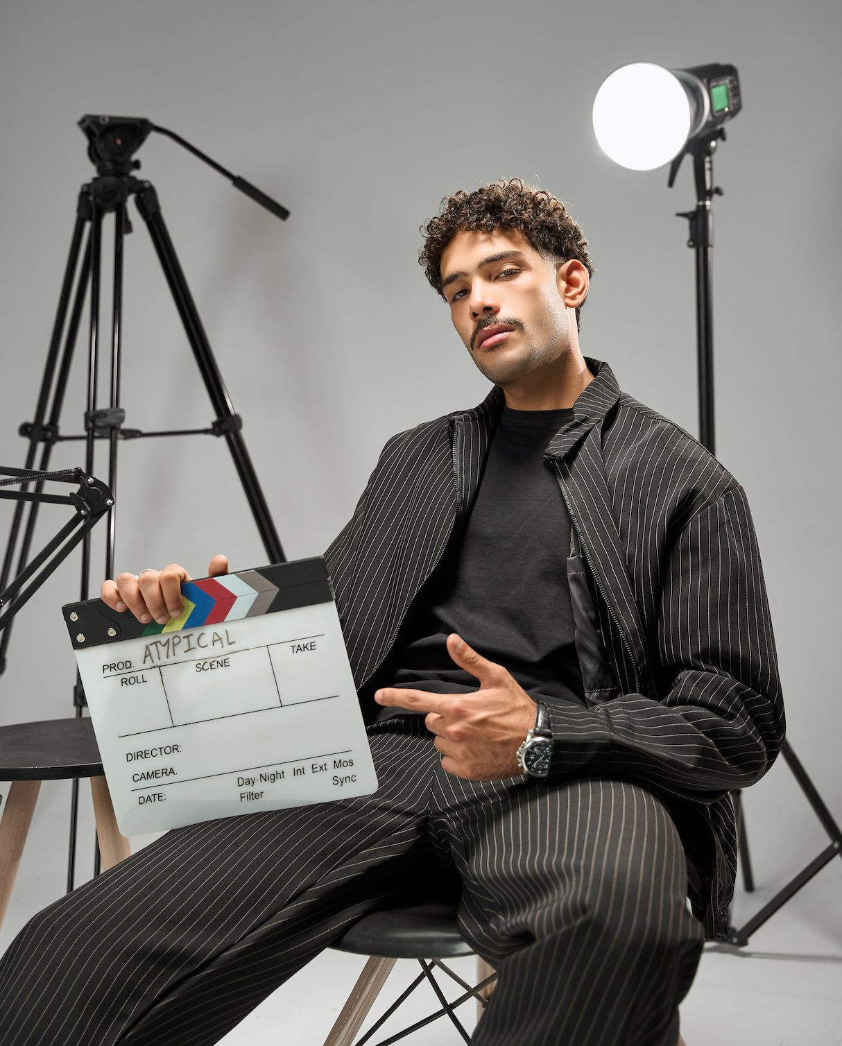 Origen Pleated Jacket - Negro