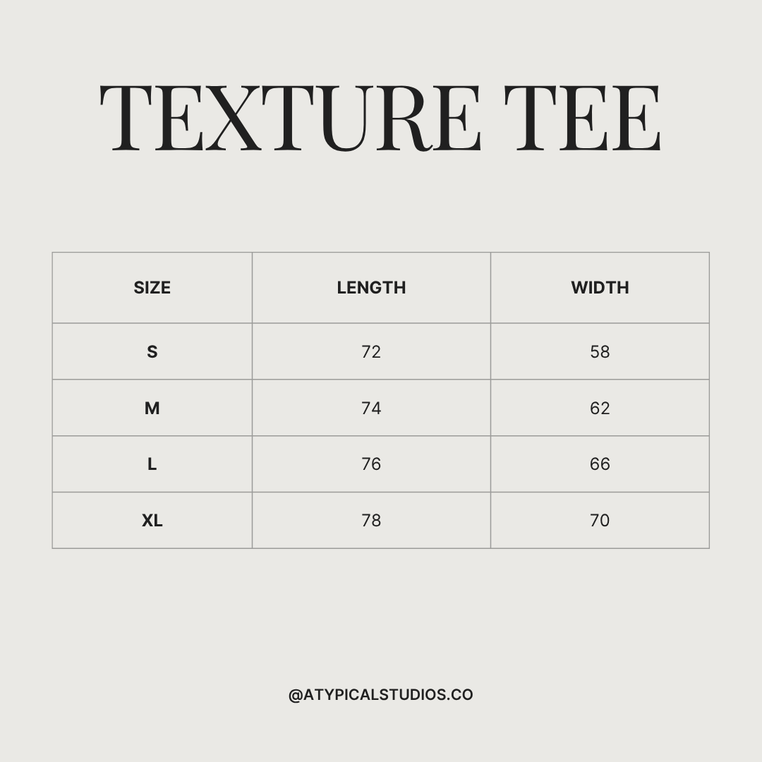 The Textured Tee – Blanco