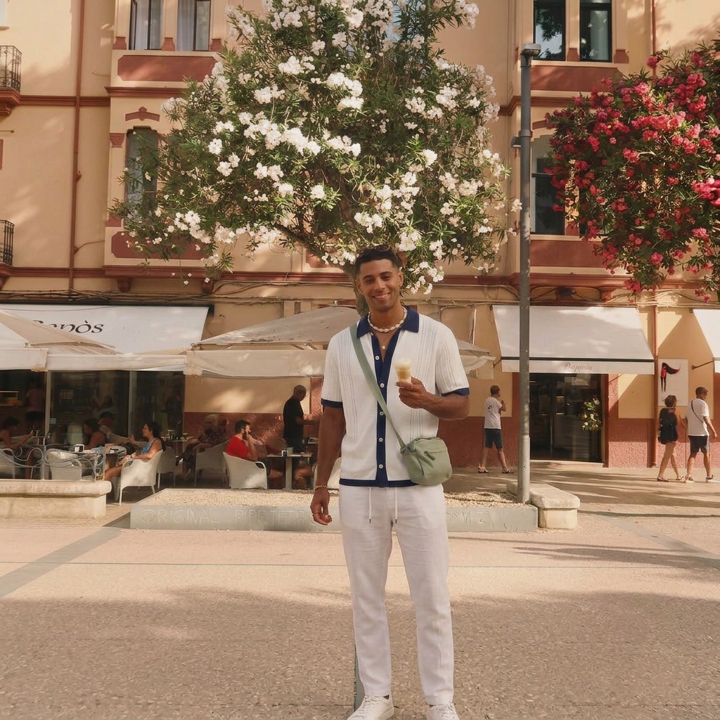 "Knitcode" The Monaco Shirt - Marine