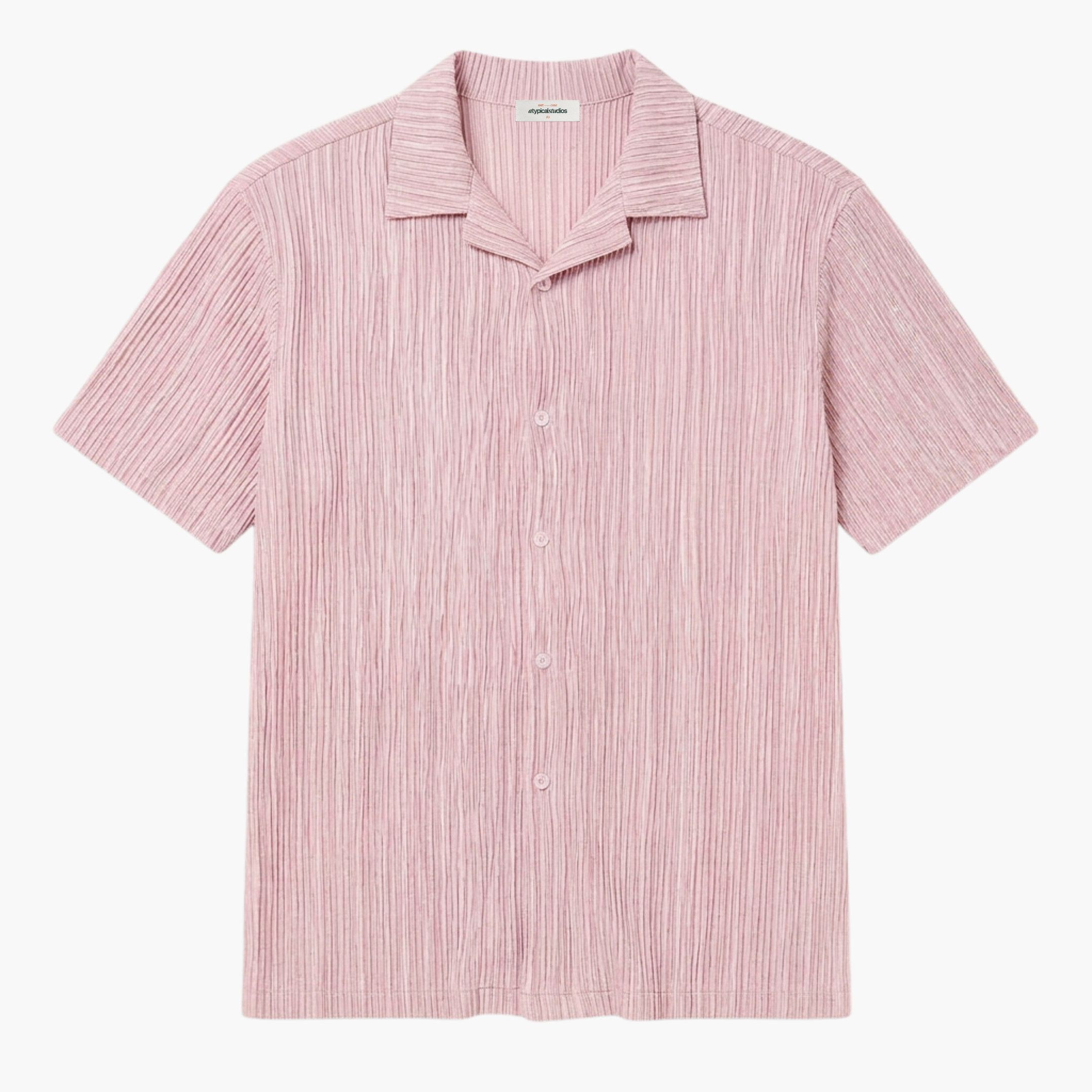 The Plissé Shirt - Dusty Rose