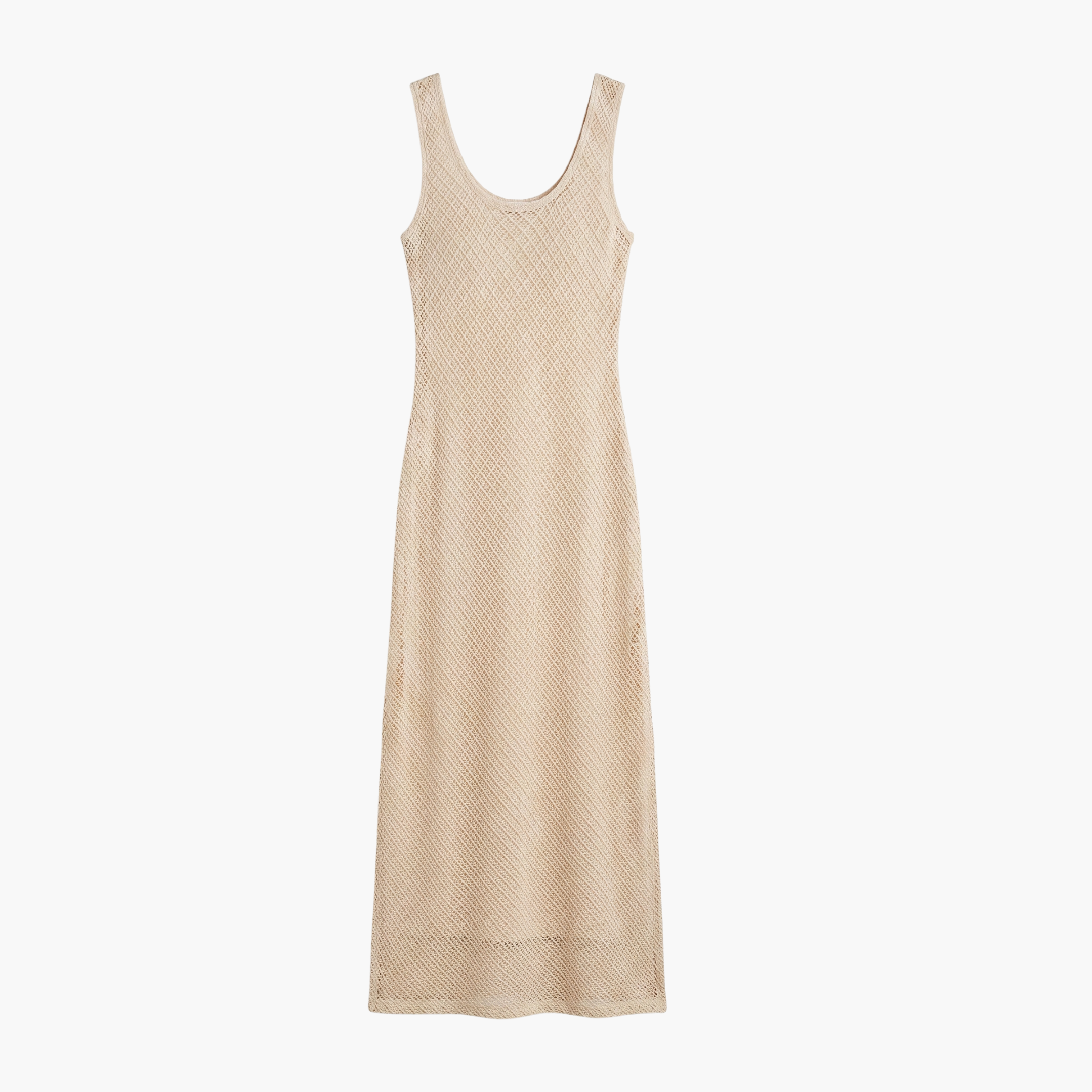 Woven Dress - Beige