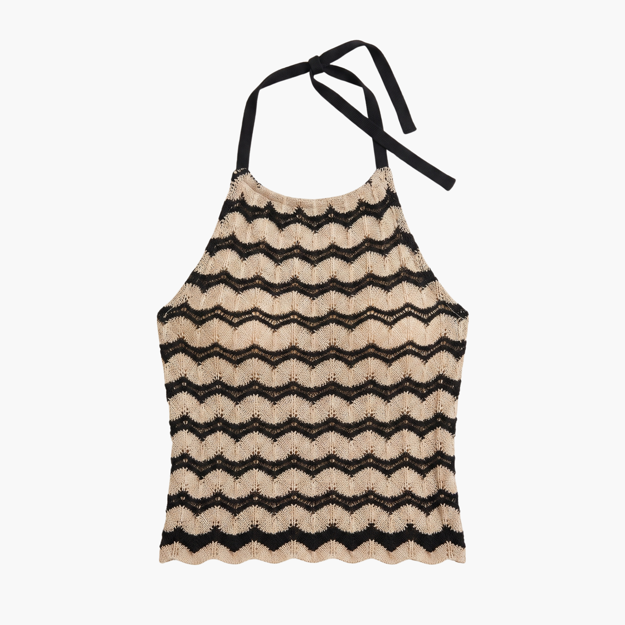 Luna Knit Top - Ivory Noir
