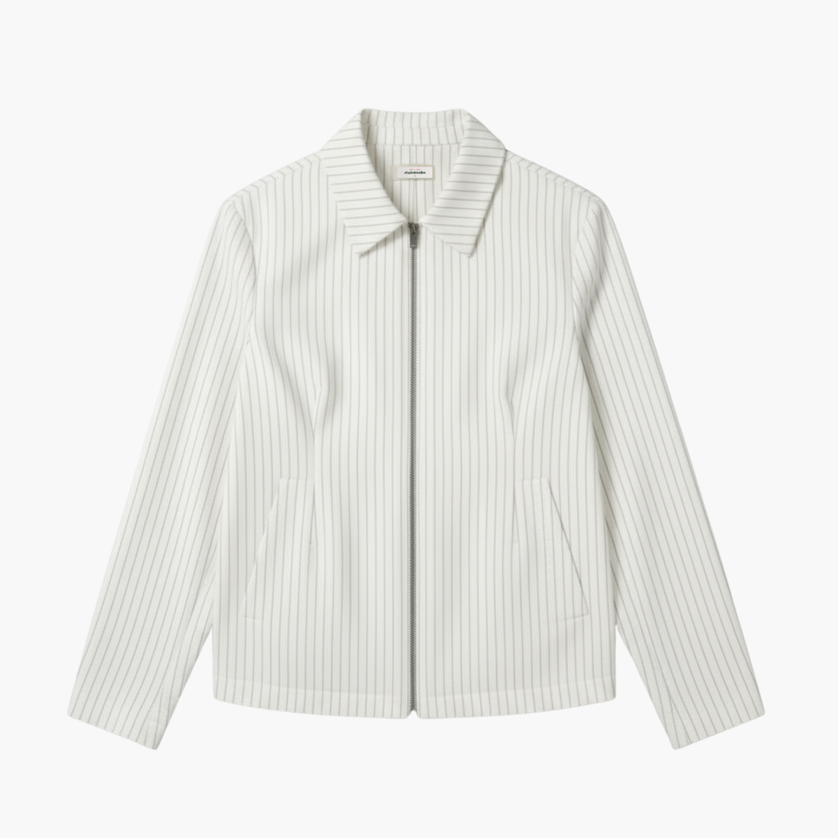The Pinstripe Jacket - Blanco