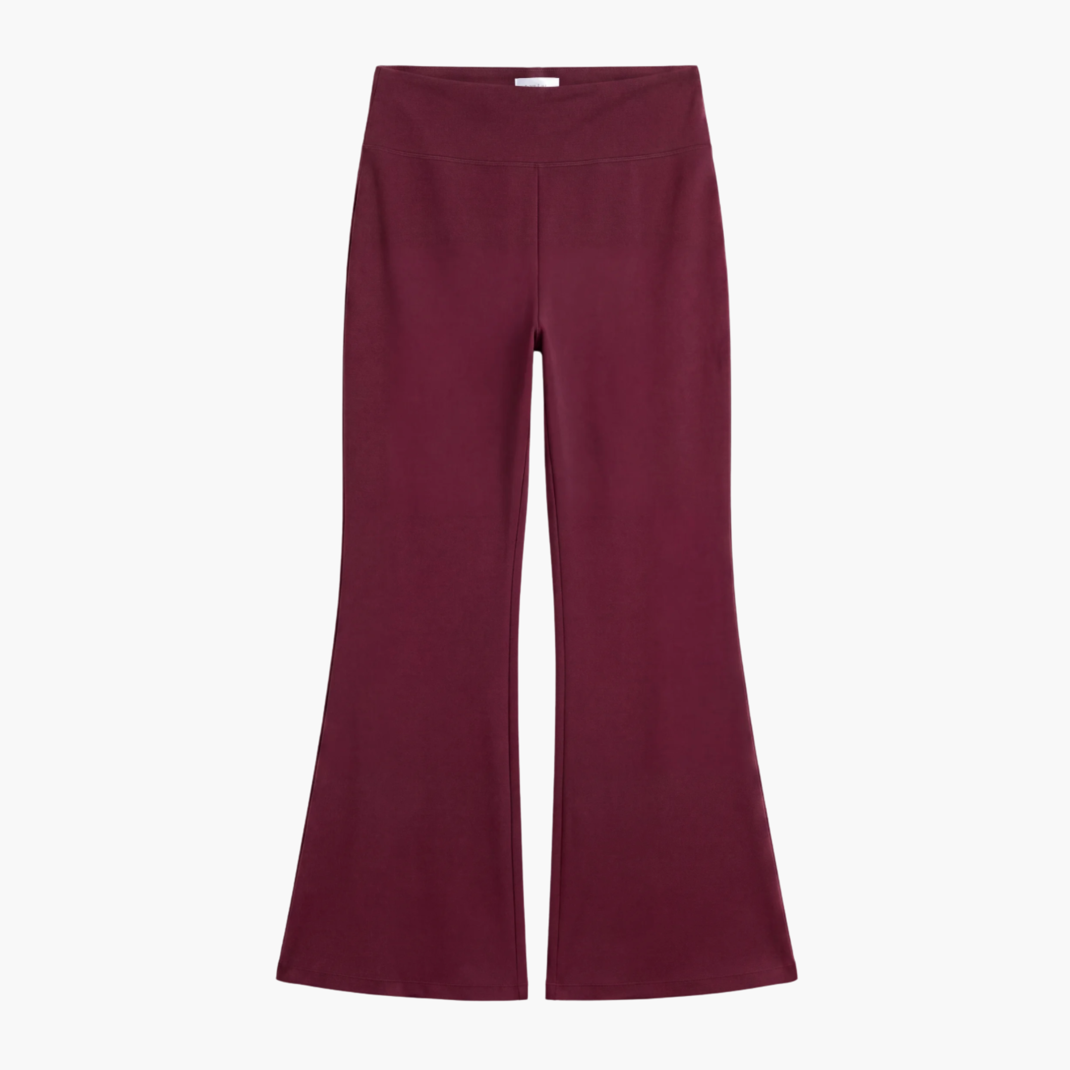 Flared Leggings - Burgundy