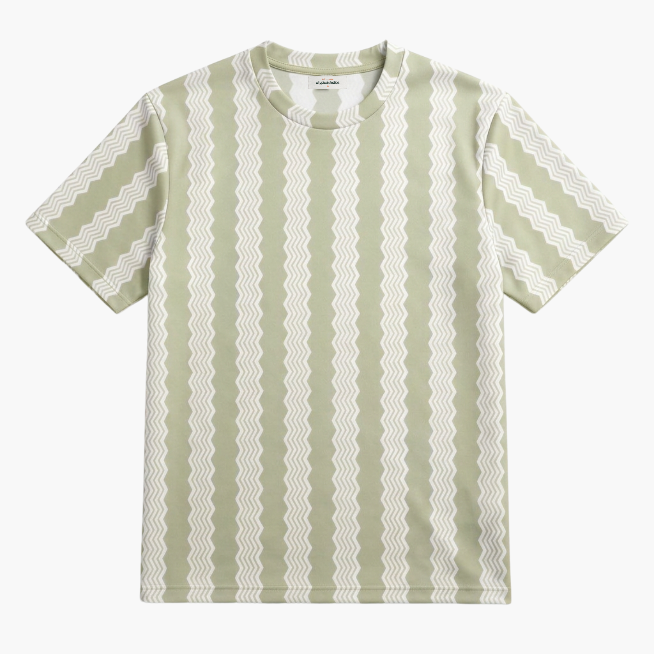 The Vertical Stripe Tee - Oliva Suave