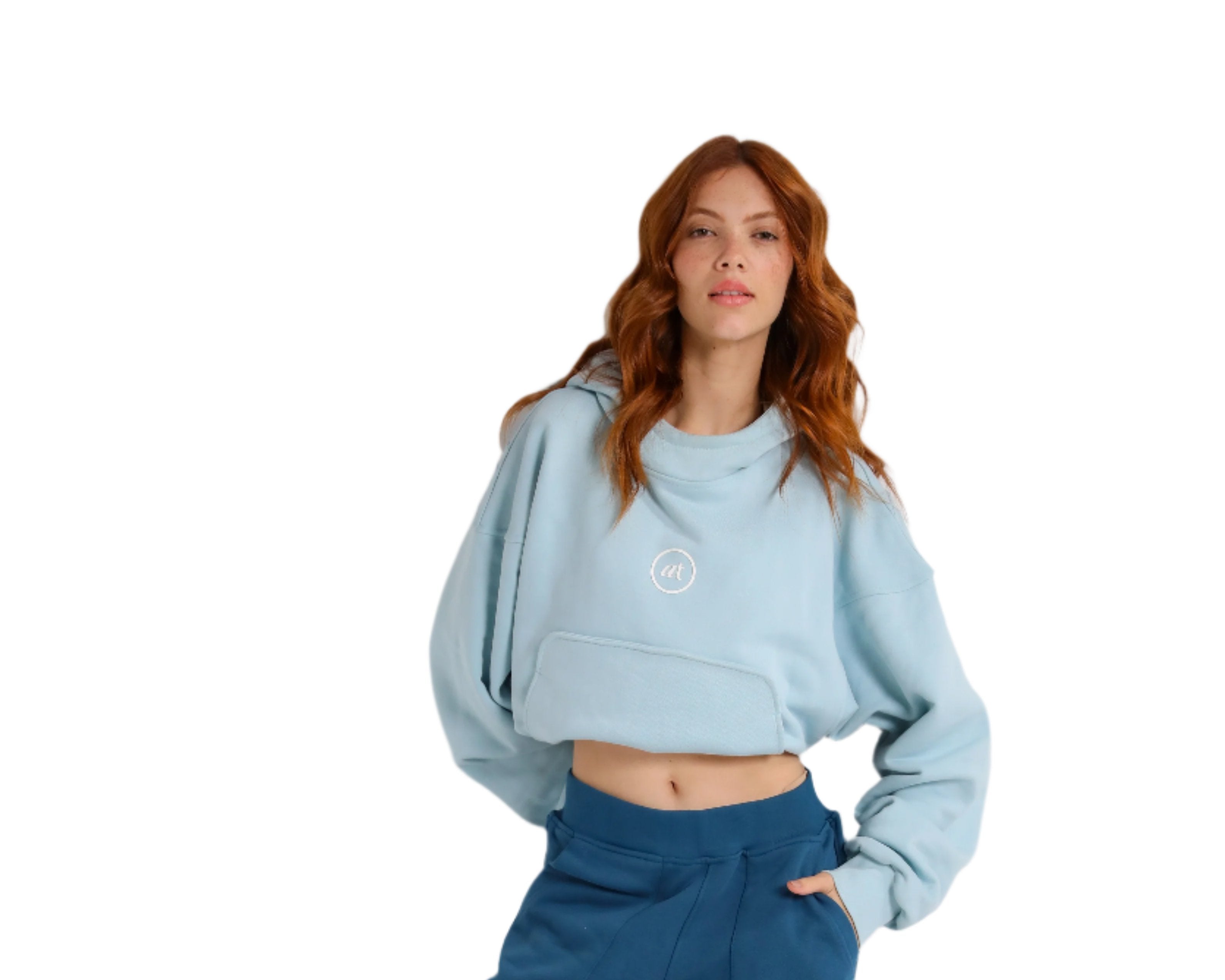 Baby Blue Seamline Hoodie