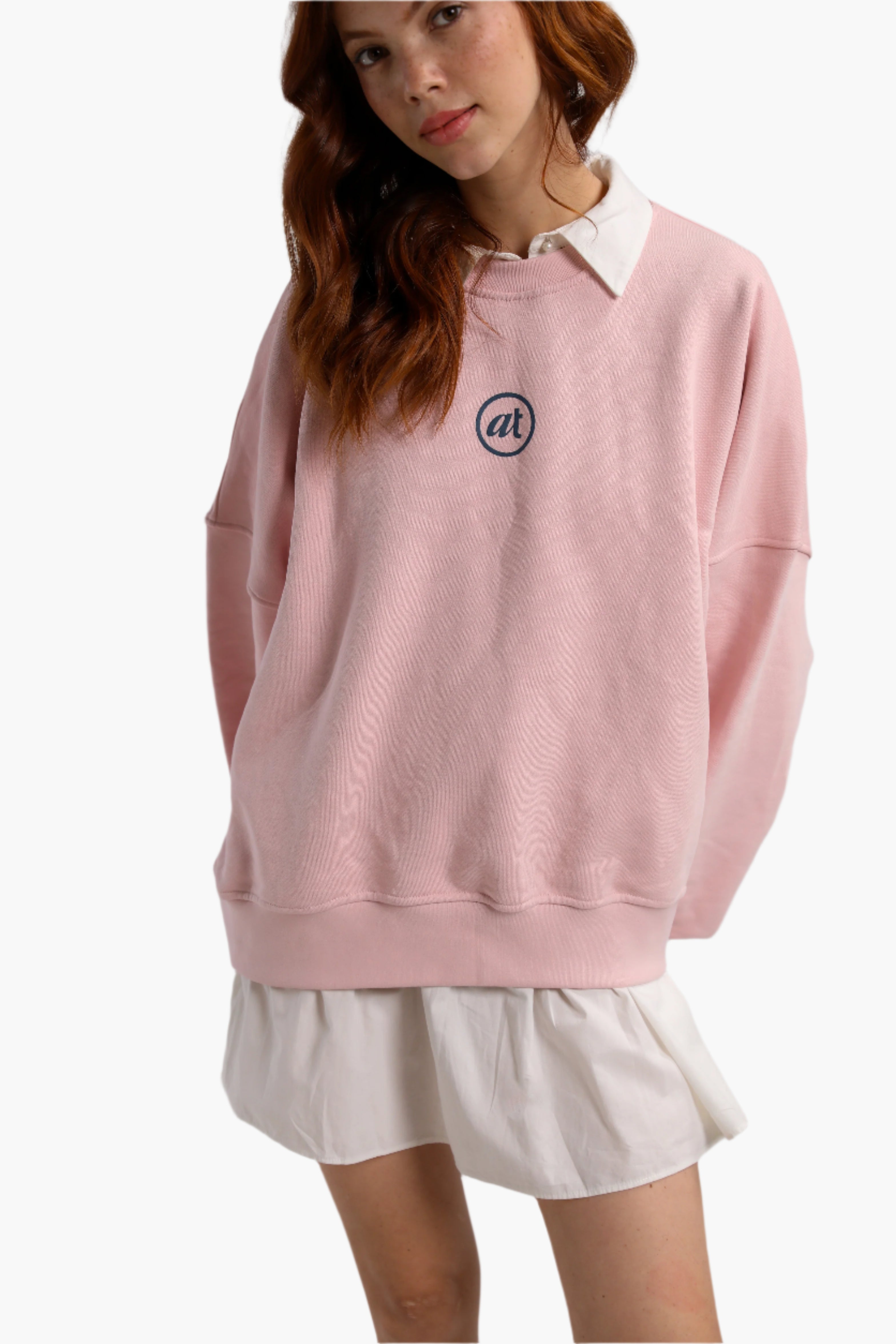 Signature Crew In Baby Pink