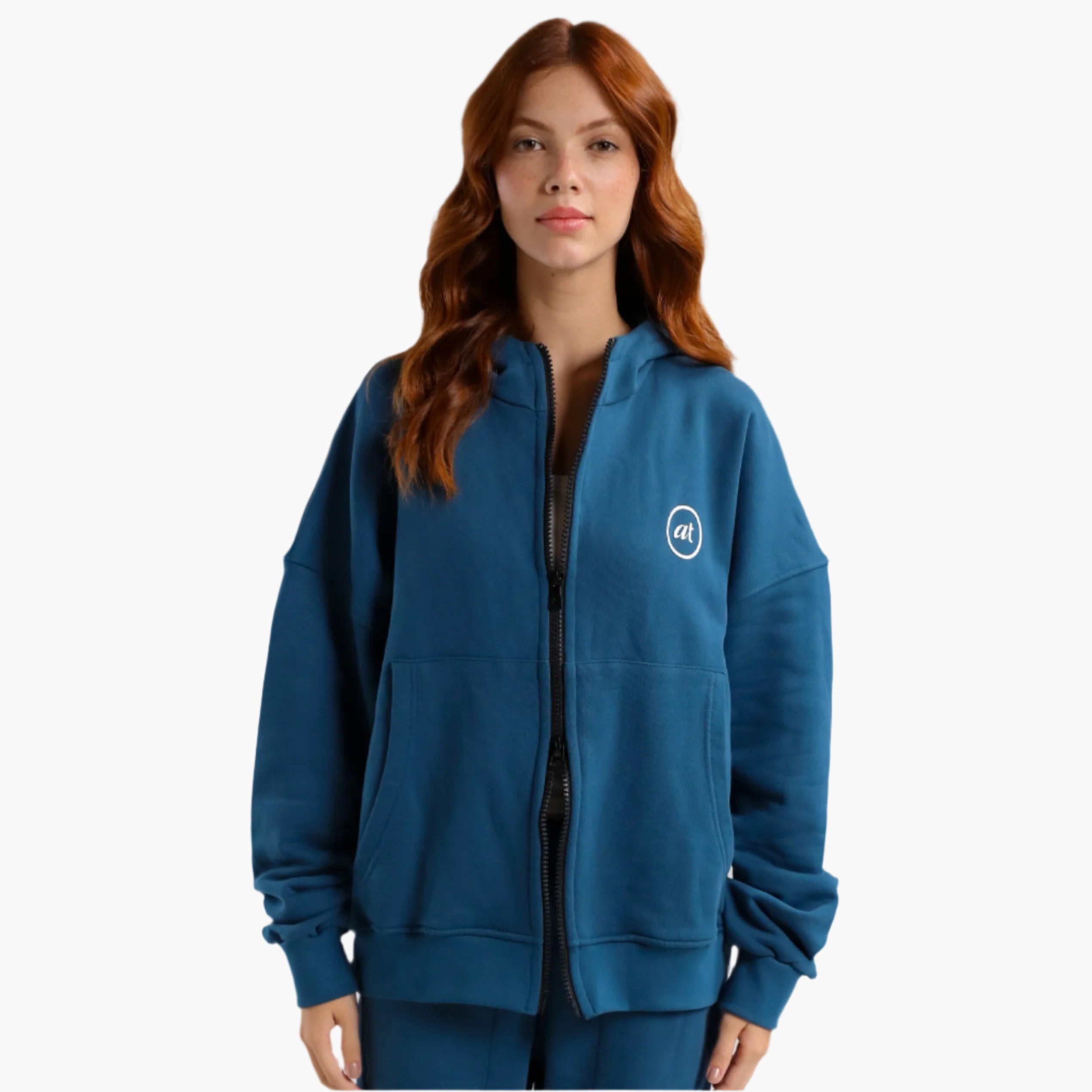 Zip Up Jacket Aegean Blue