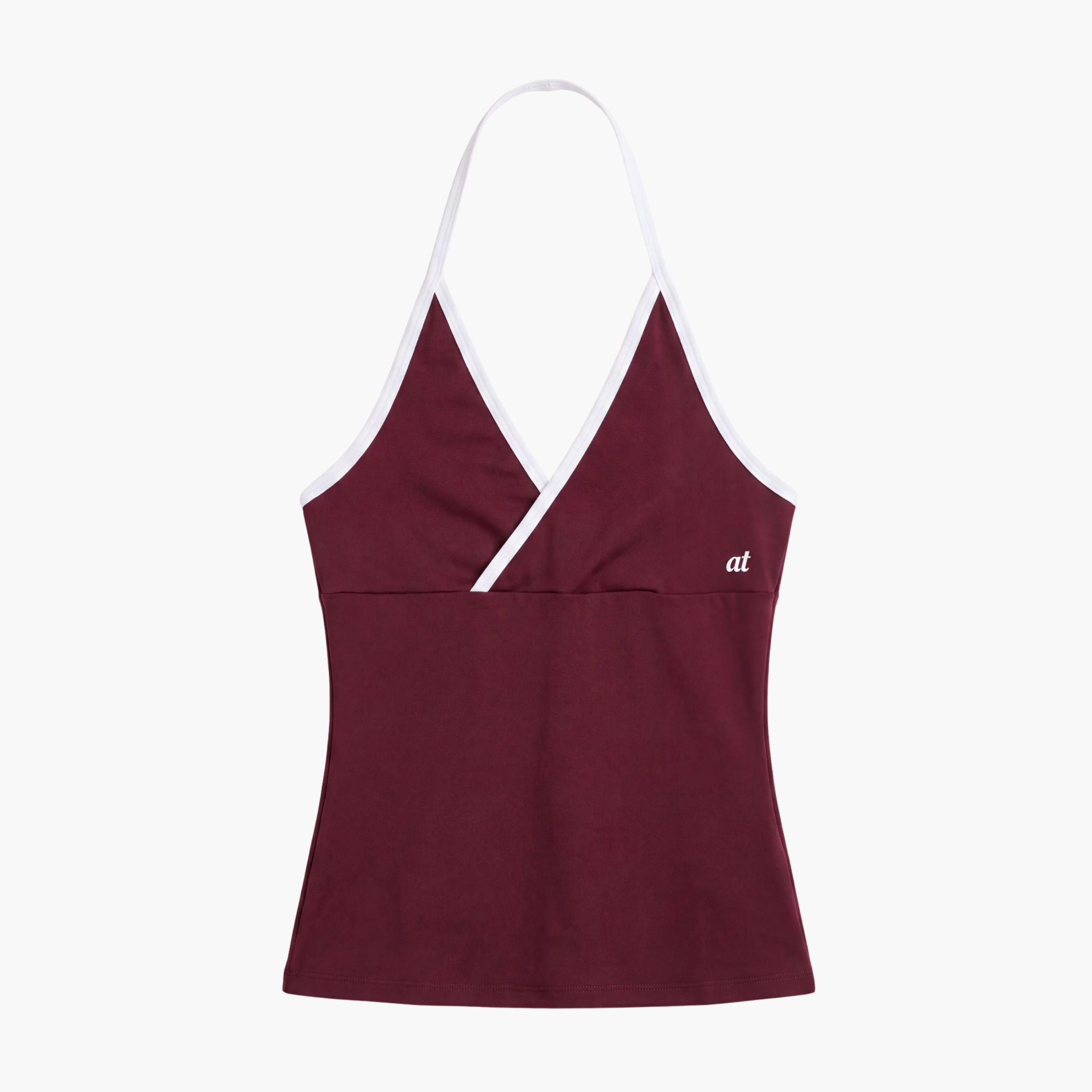 Crossed Top - Burgundy