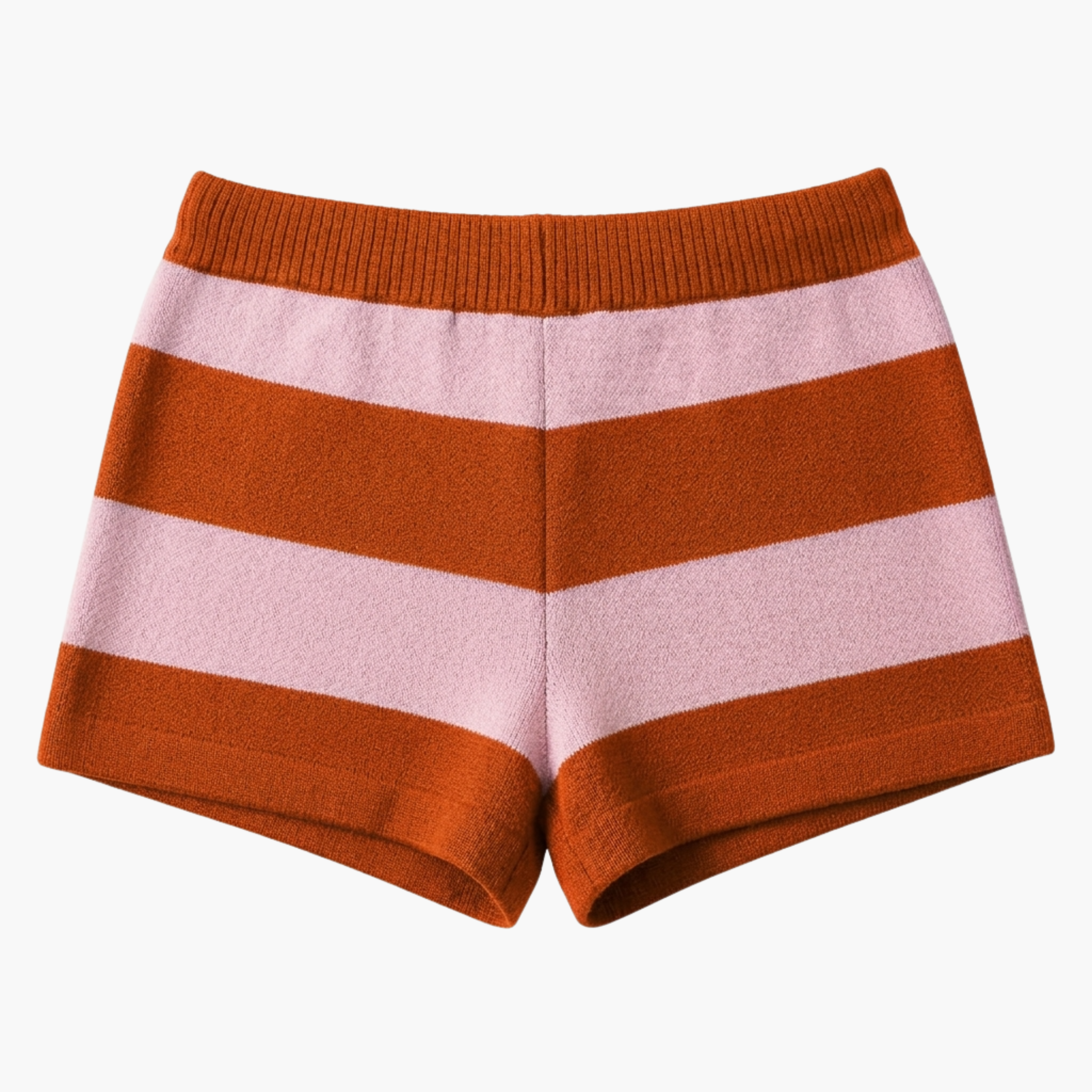 Knit Shorts - Mars Orbit - Orangy Pink