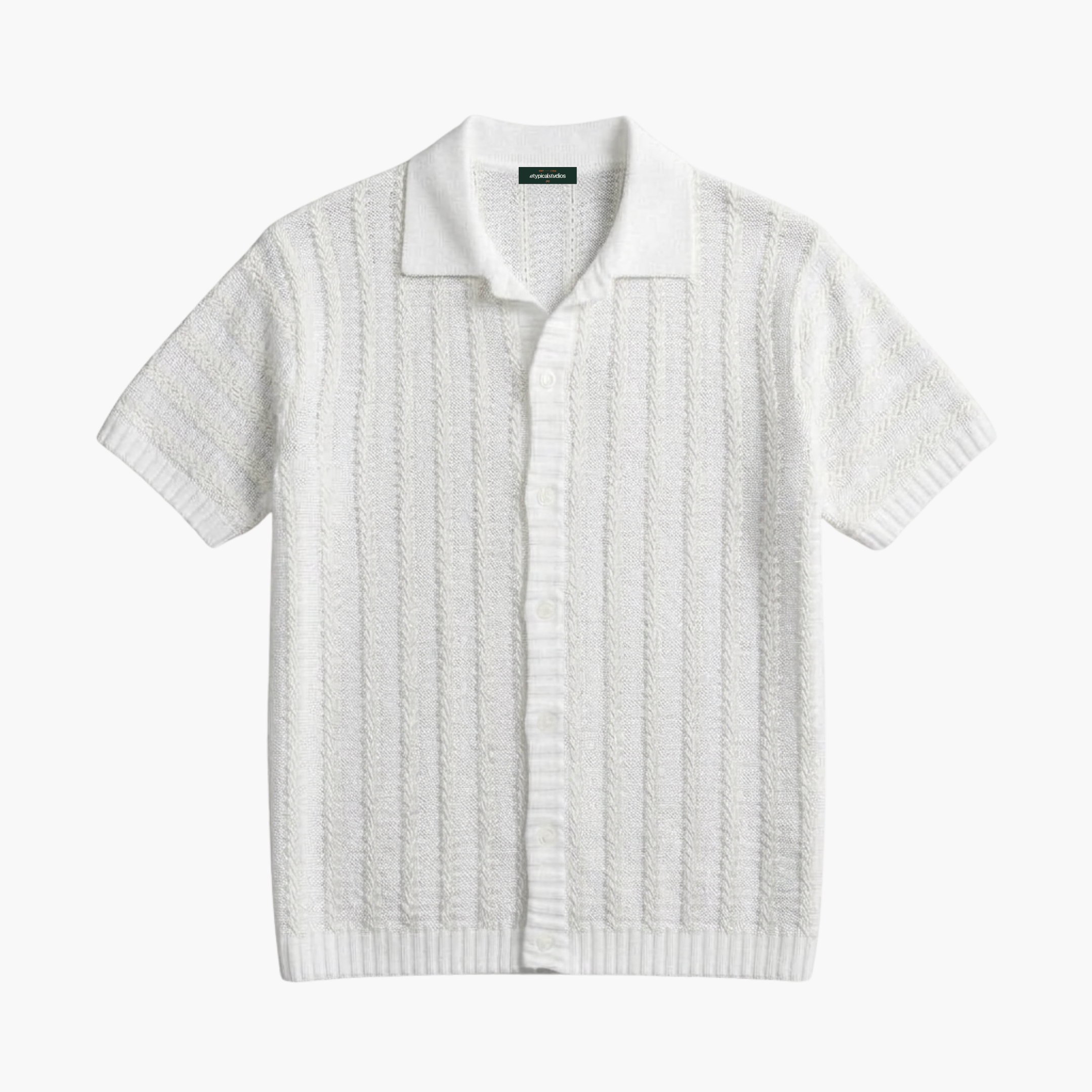 "Knitcode" The Signature Shirt - Blanco
