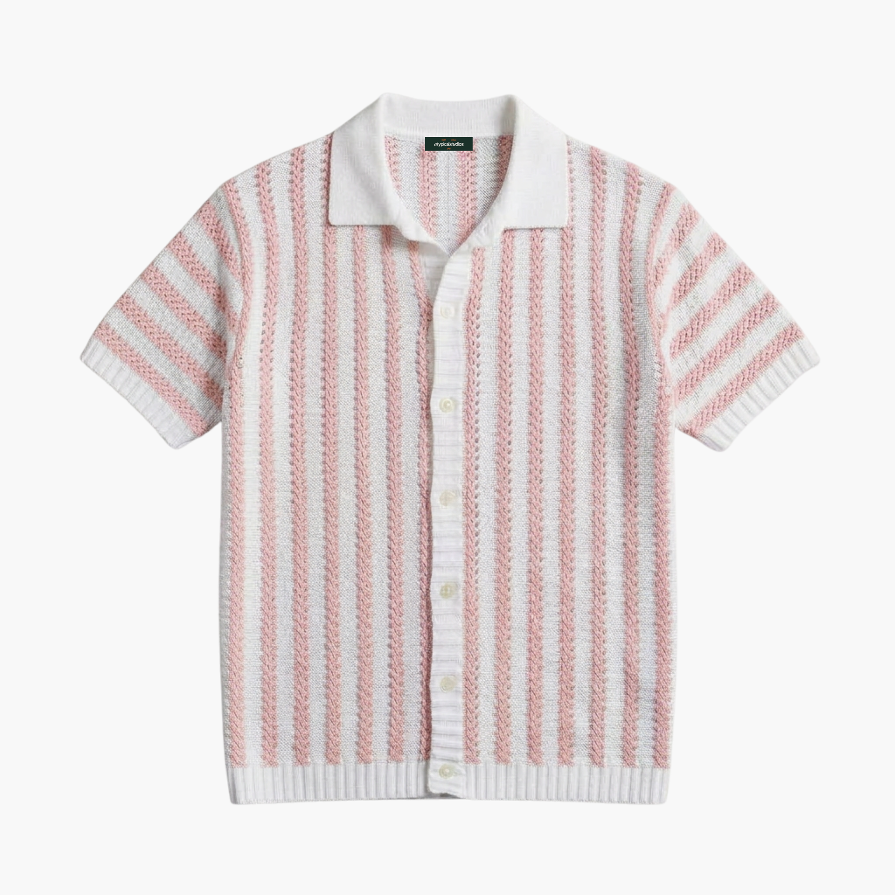 "Knitcode" The Signature Shirt - Pink Haze