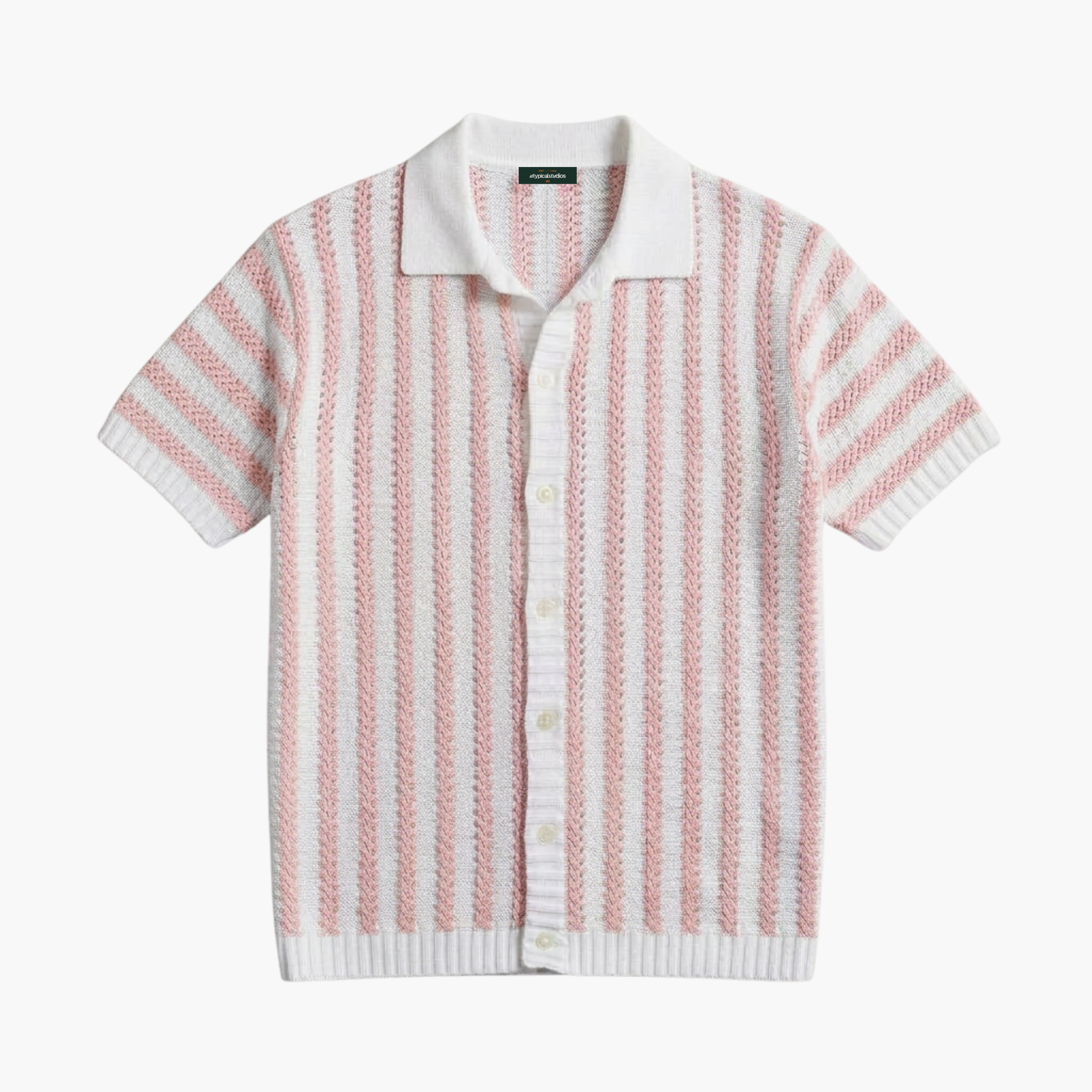 "Knitcode" The Signature Shirt - Pink Haze