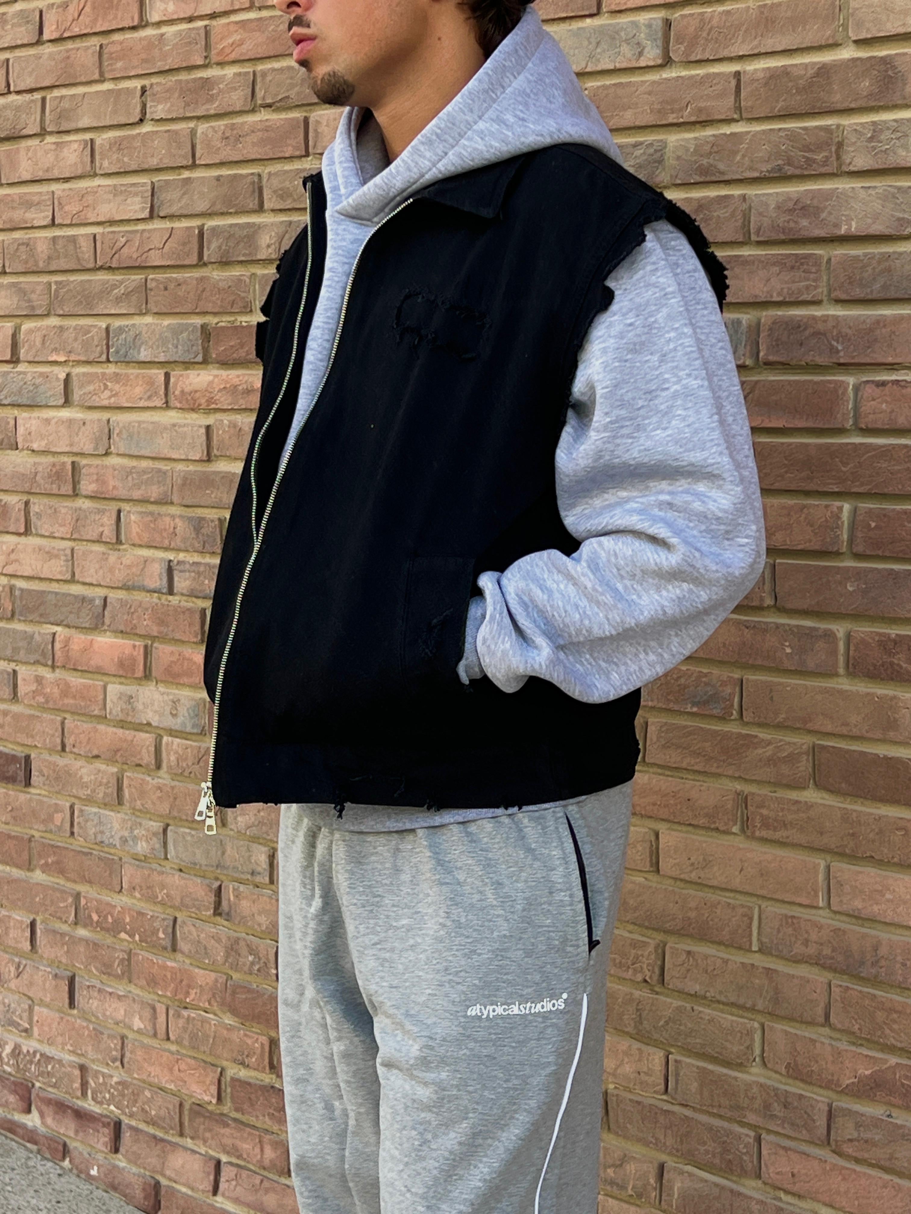 Corte Jeans Jacket - Negro