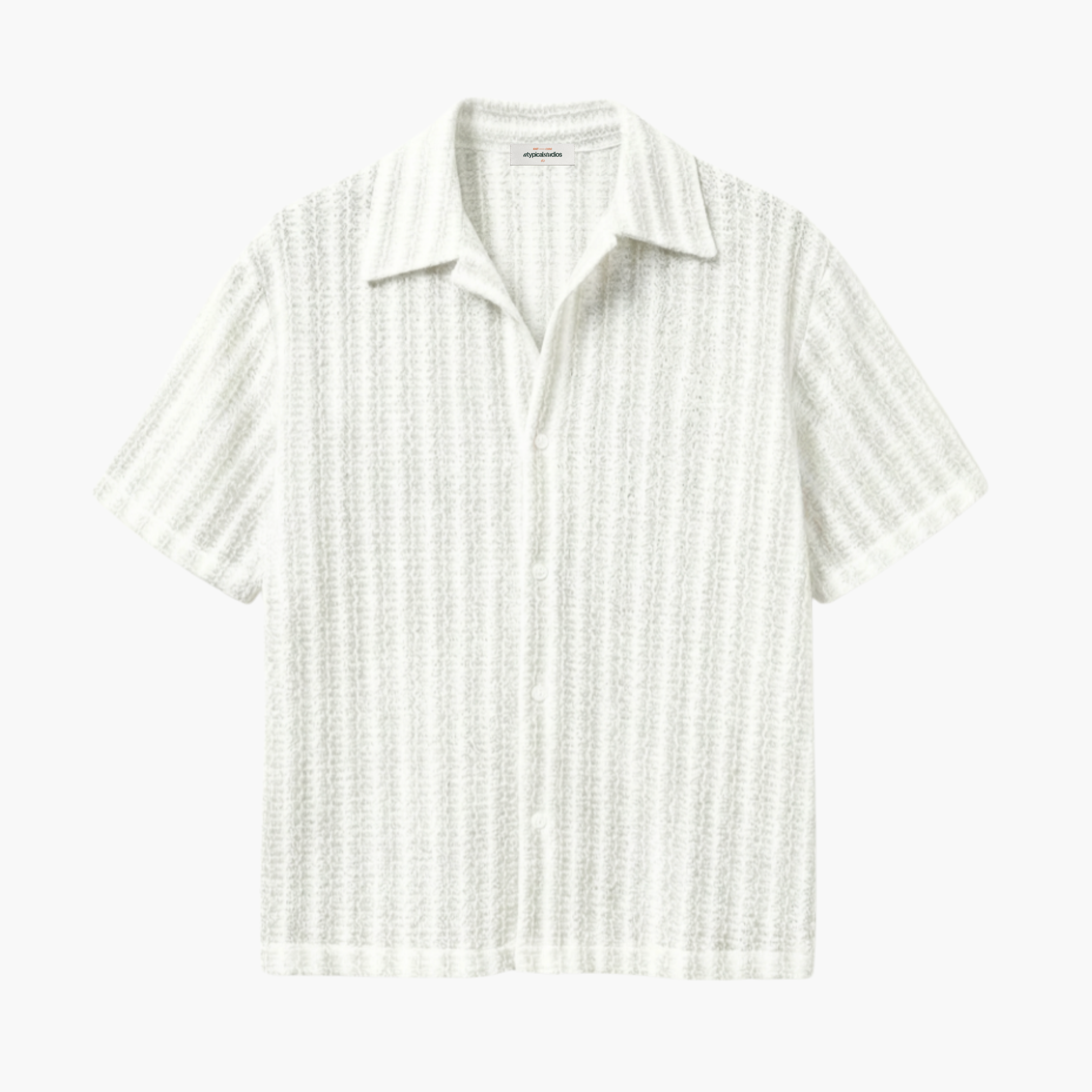 Wave Texture Shirt - Blanco