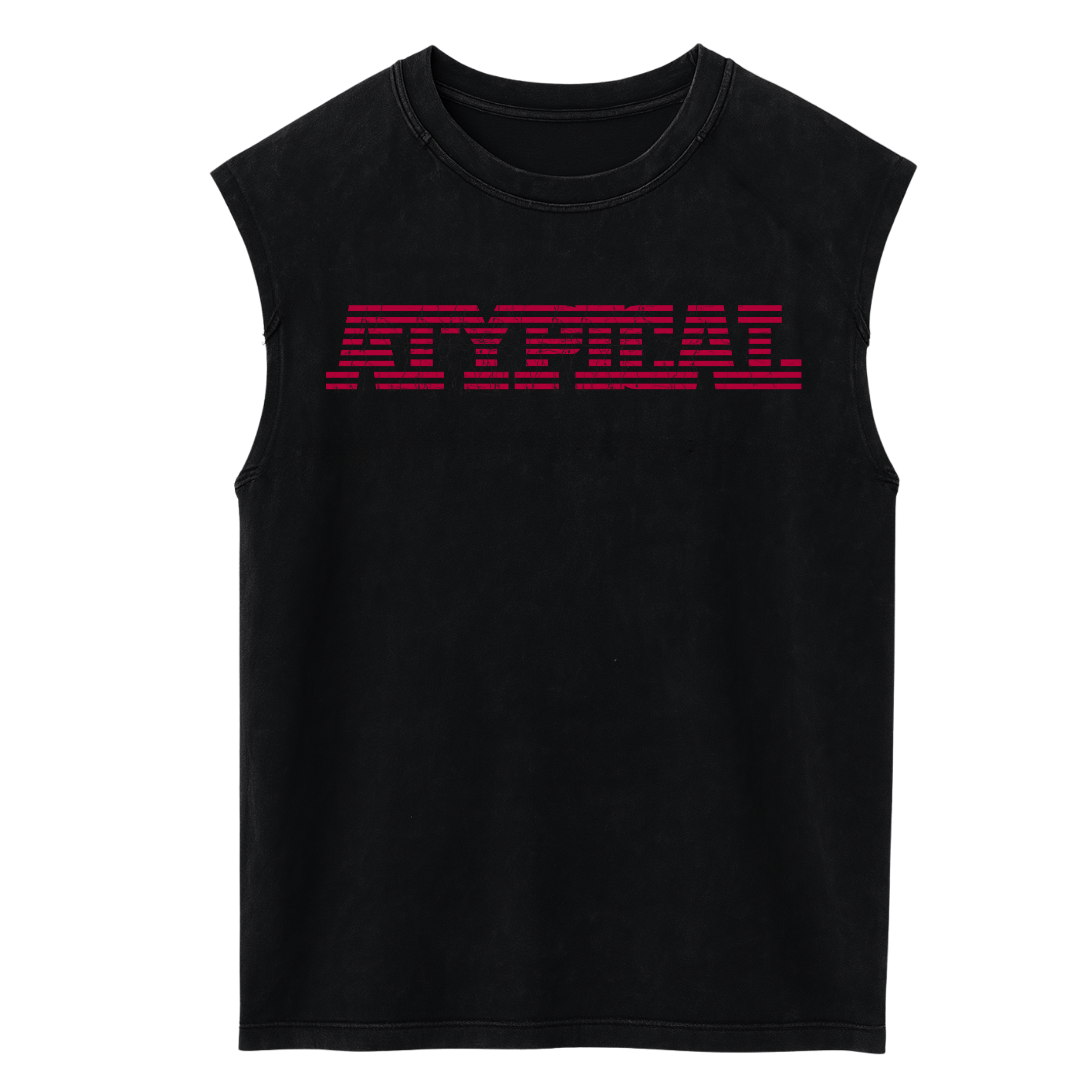Cortado Neck Tank – Washed Negro