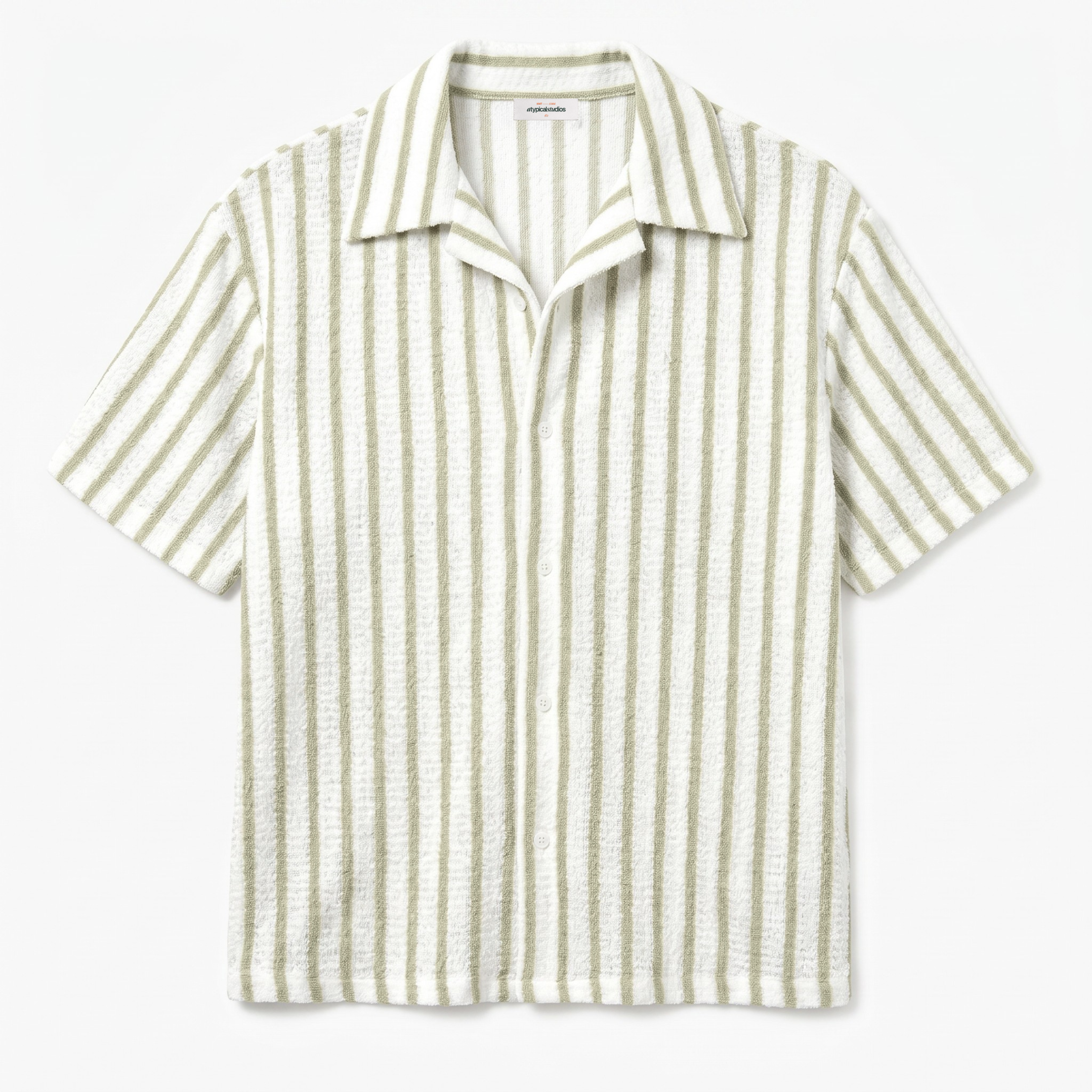 Wave Texture Shirt - Oliva