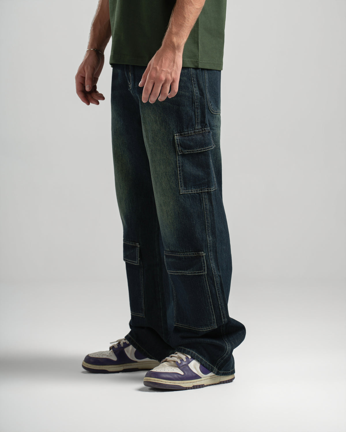 Baggy Denim - Dark Blue