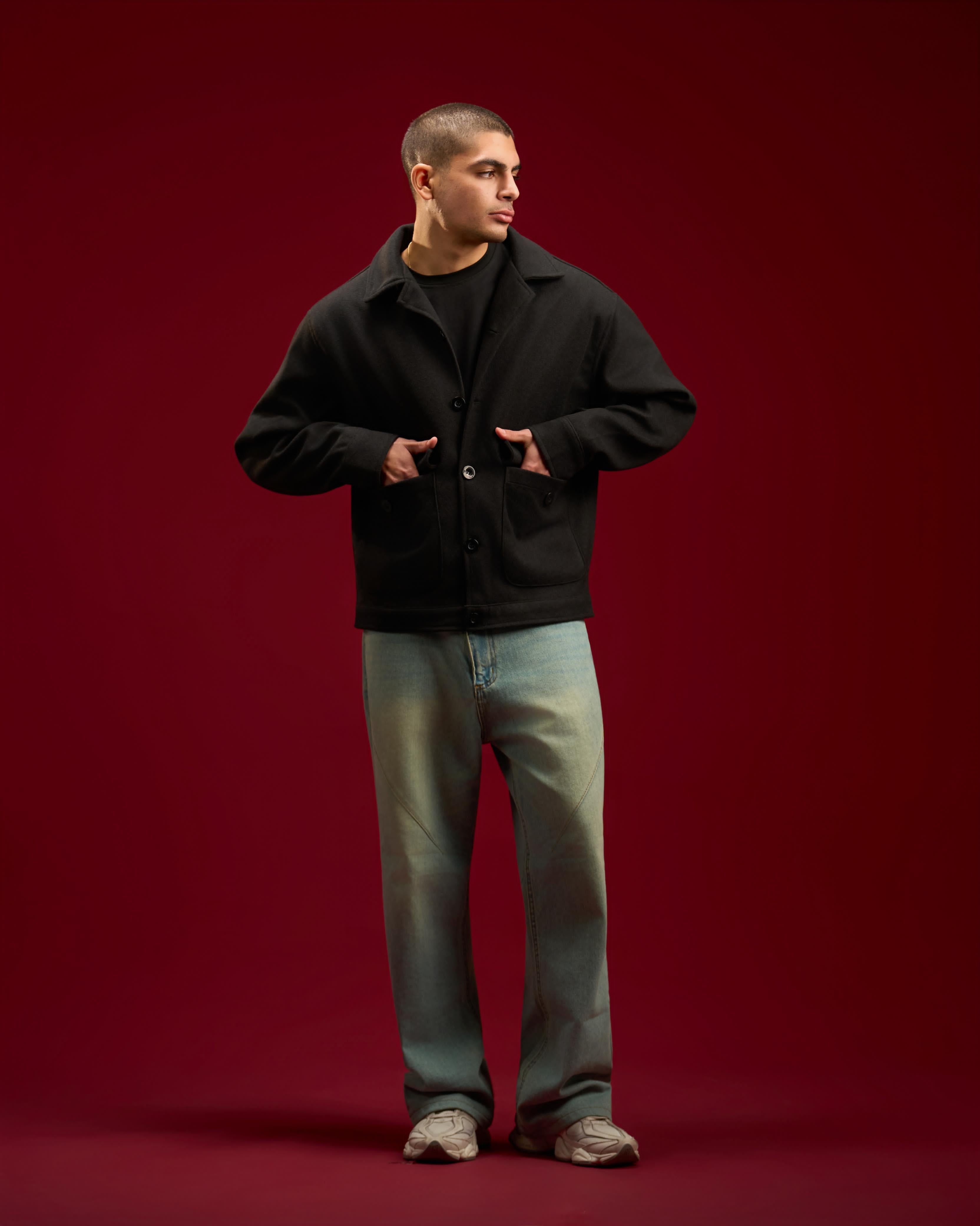 The Pocket Jacket - Negro