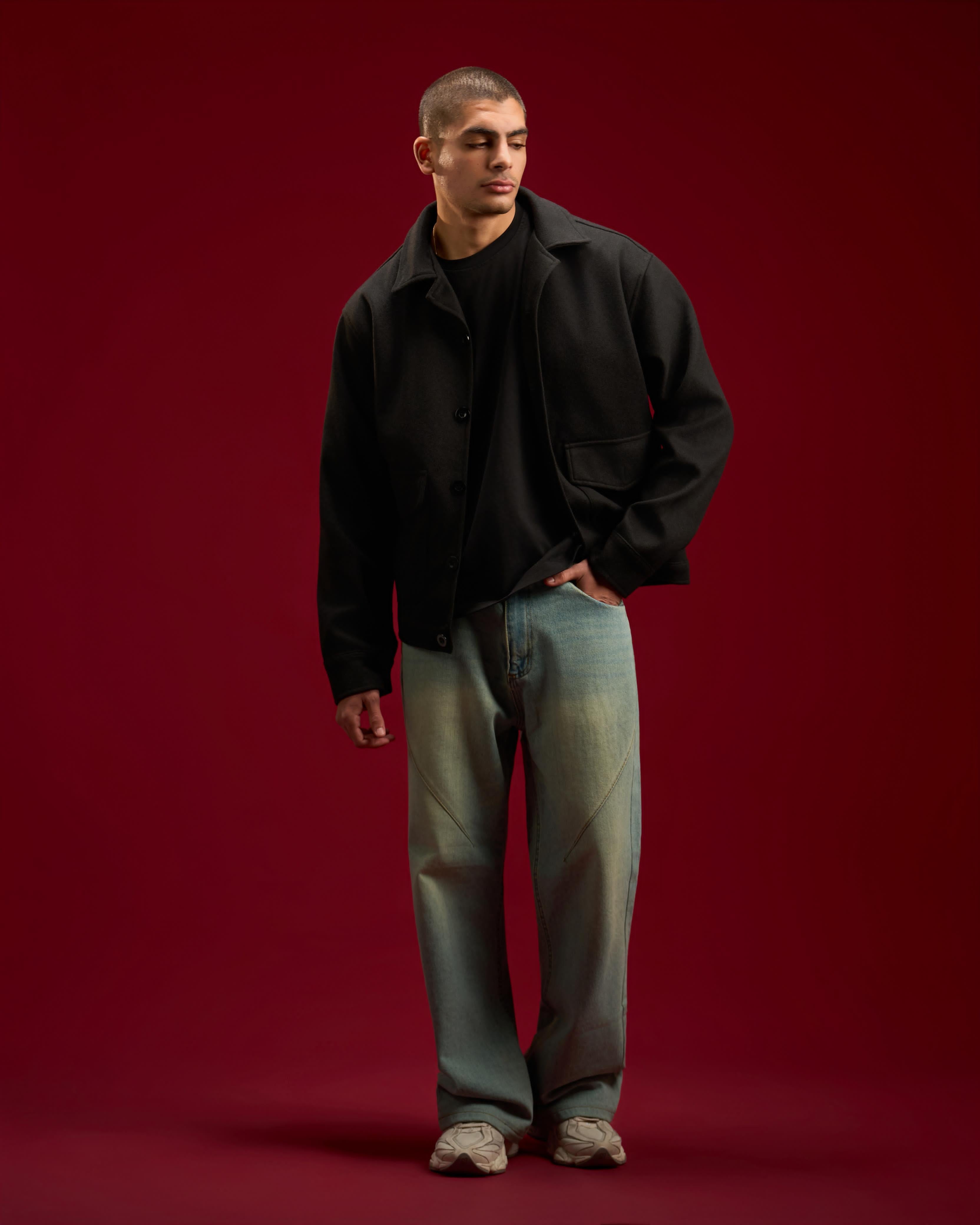 The Pocket Jacket - Negro