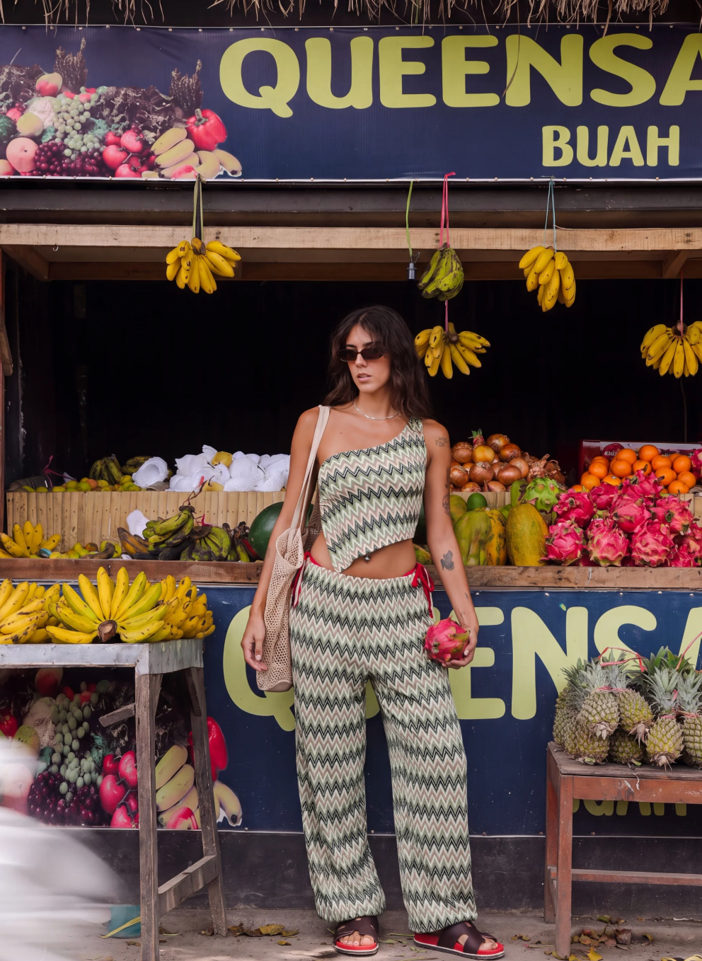 Wave Asymmetrical Top - Earth Multi