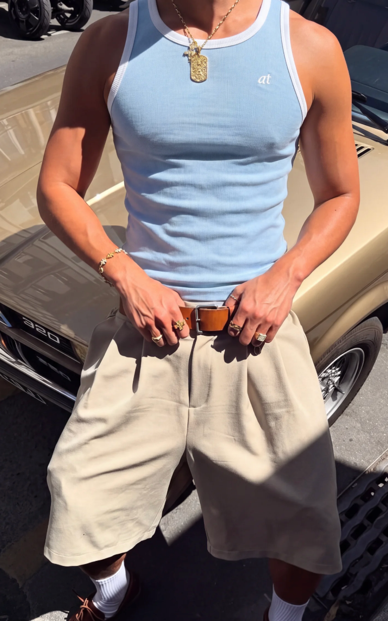 Casa Lounge Tank - Baby Blue