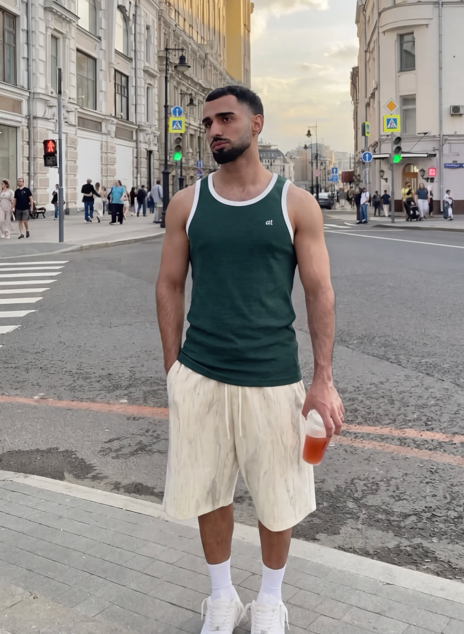 Casa Lounge Tank - Sage Green
