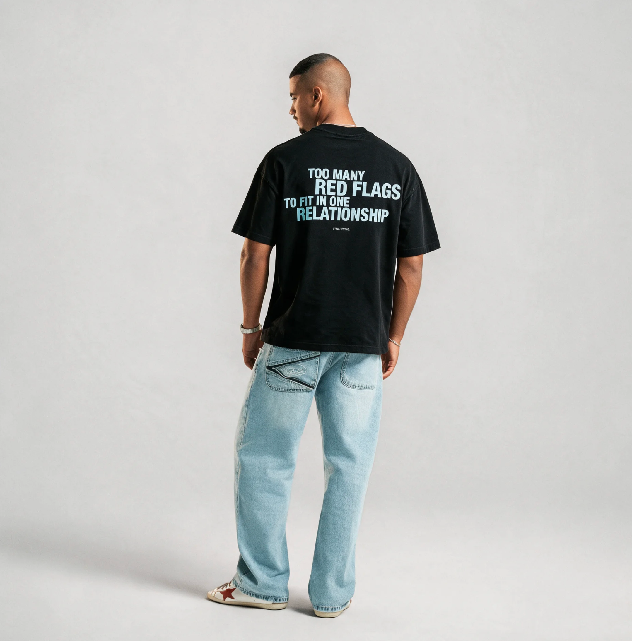Silent Statement Tee - Noir