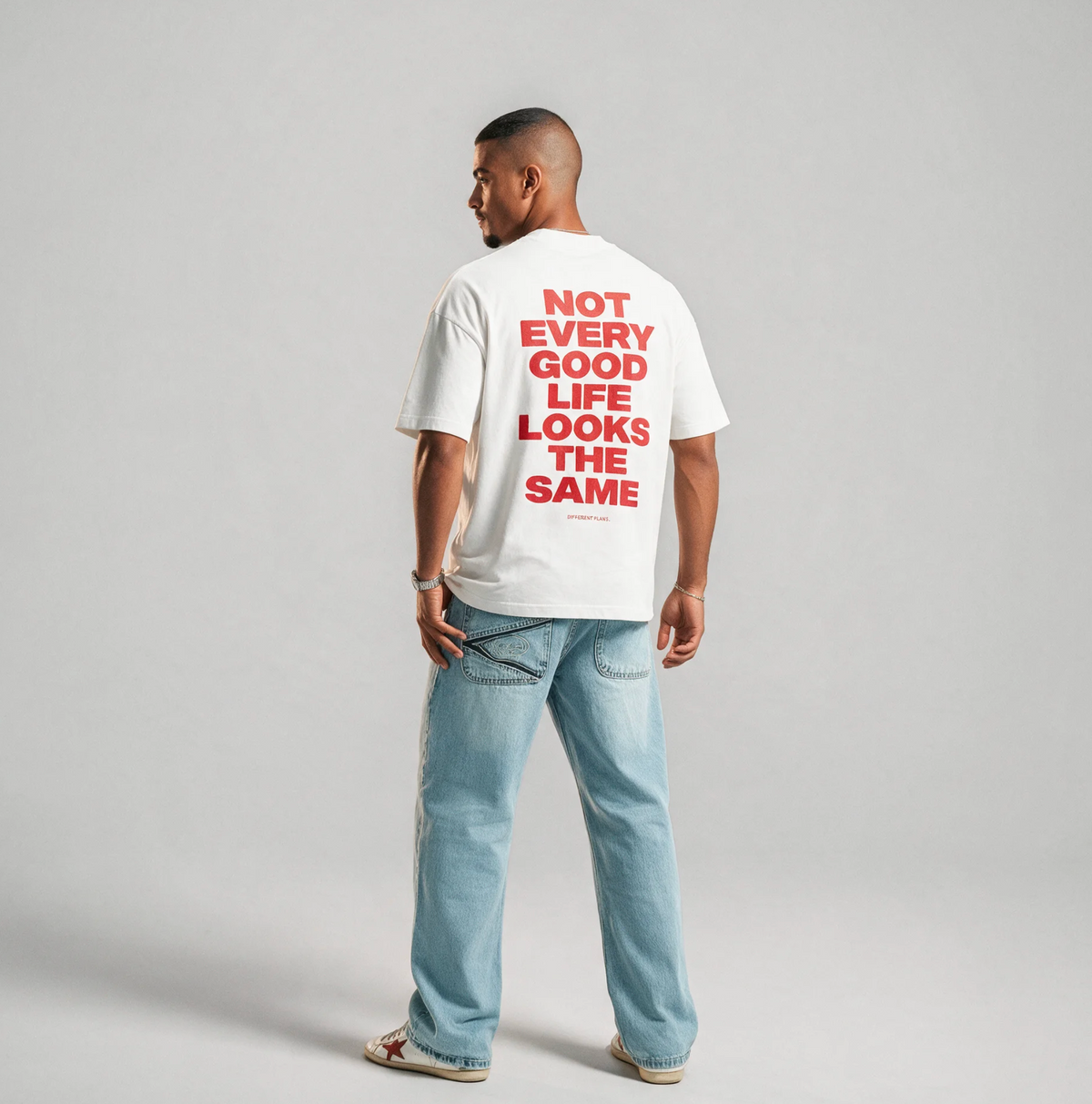 Silent Statement Tee - Blanco