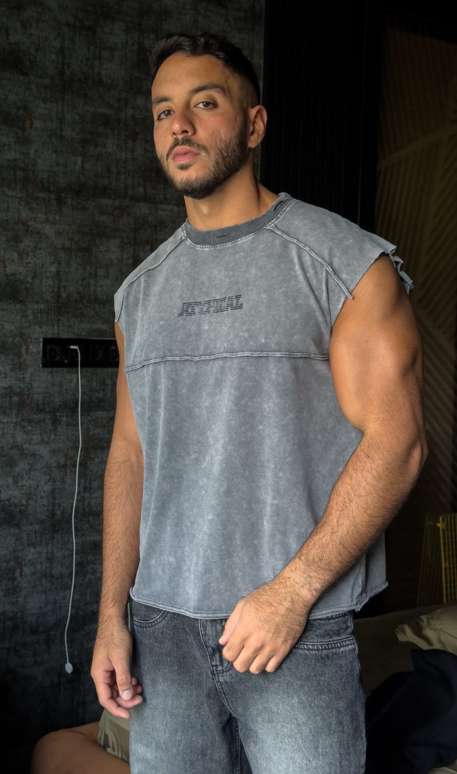 Capa Tank – Washed Gris
