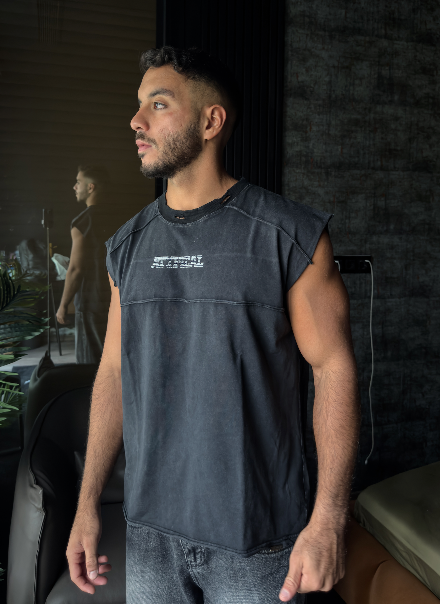 Capa Tank – Washed Negro